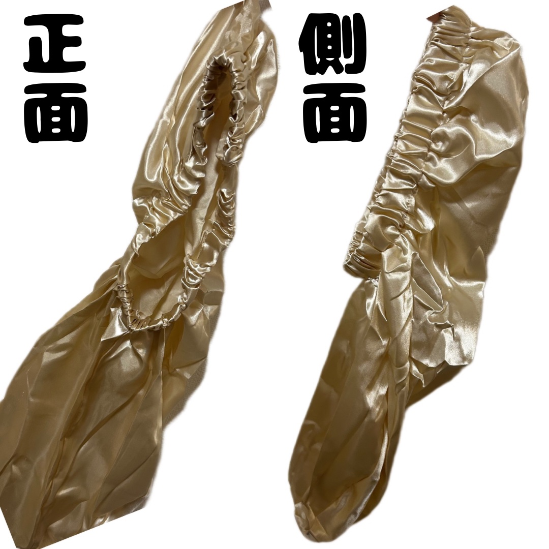 ナイトキャップ　ロングタイプ/DAISO/ヘアケアグッズを使ったクチコミ（3枚目）