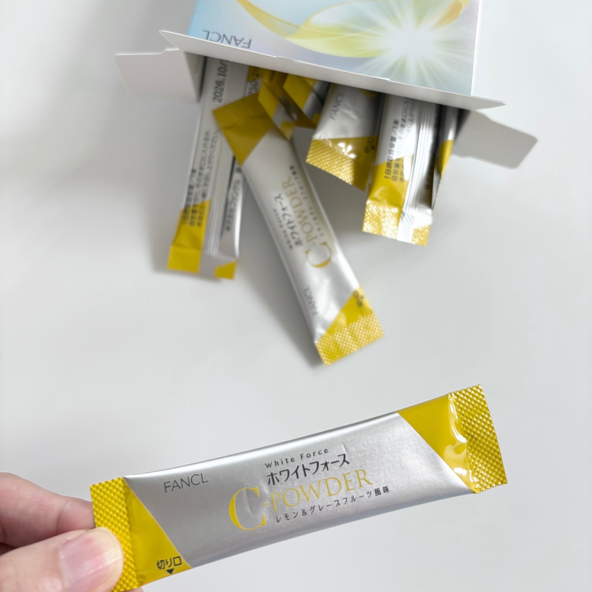 ホワイトフォース Cパウダー/ファンケル/美容サプリメントを使ったクチコミ（2枚目）