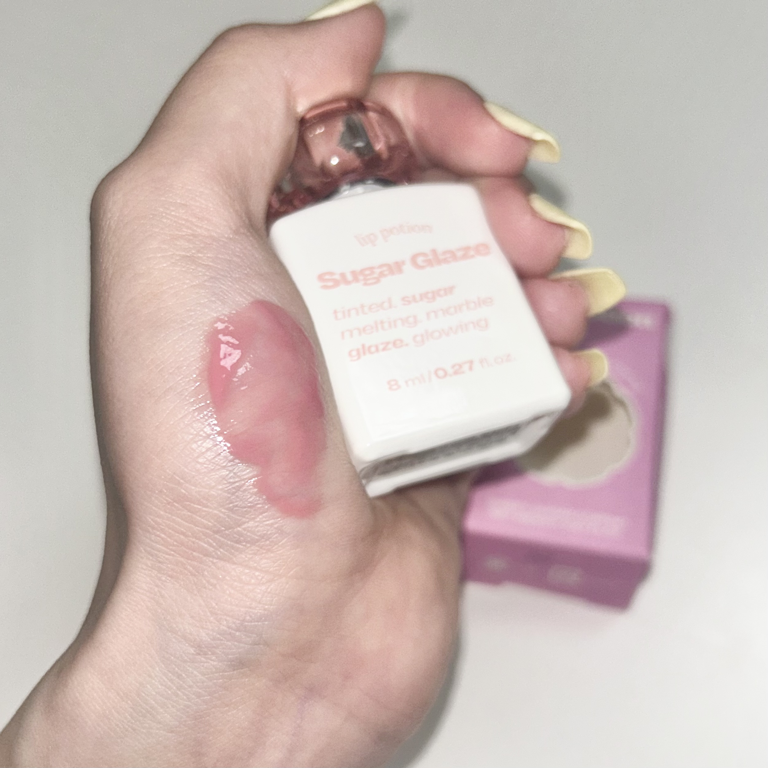 リップポーション シュガーグレーズティント 08 ピオニーボール/alternativestereo/リップティントを使ったクチコミ（1枚目）