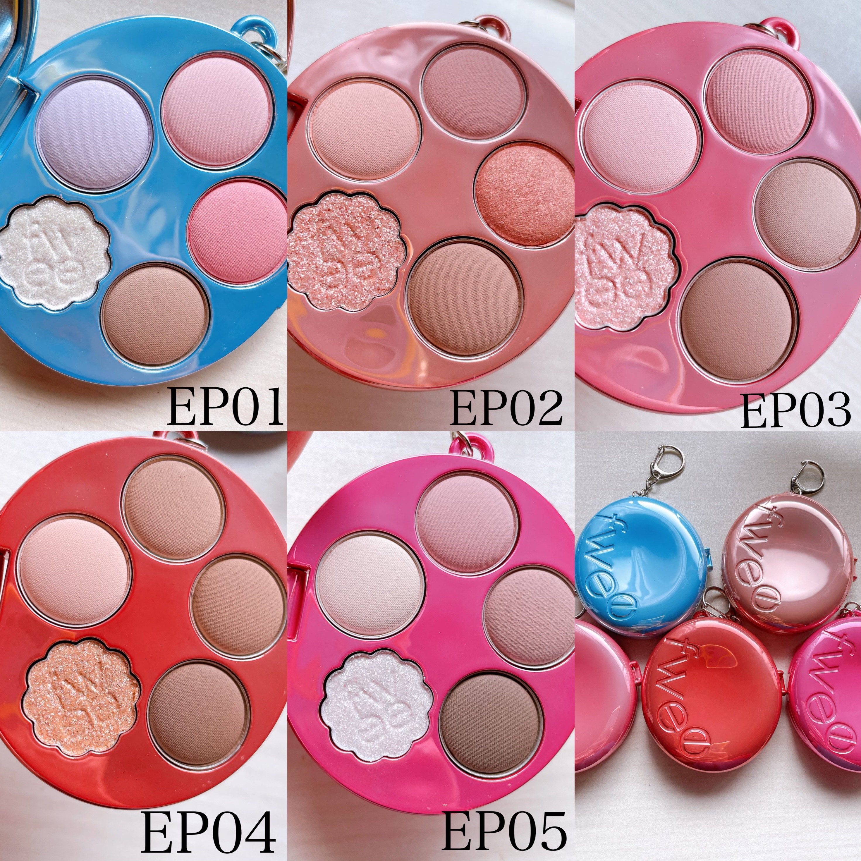 フィー ポケットアイパレット/fwee/アイシャドウパレットを使ったクチコミ（2枚目）