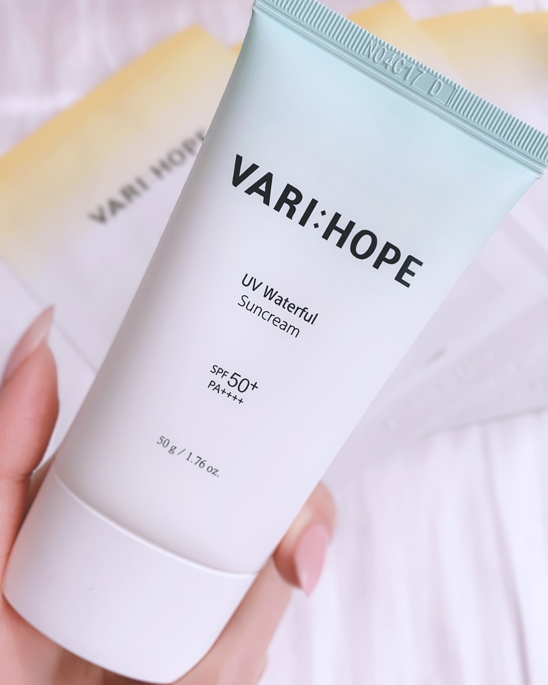 UVウォーターフル サンクリーム/VARI:HOPE/日焼け止めクリームを使ったクチコミ（1枚目）