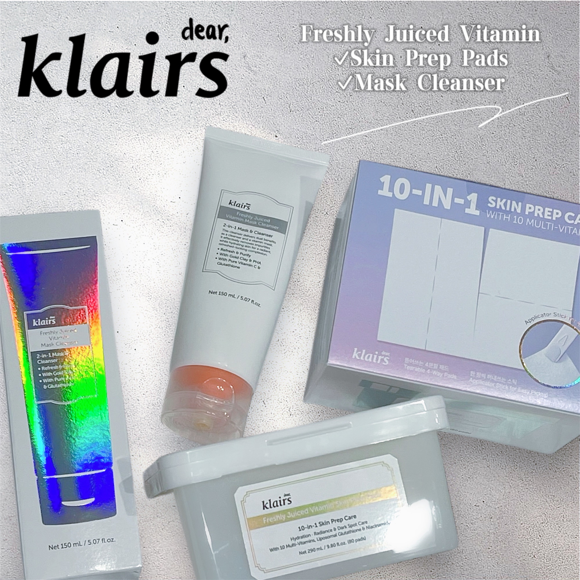 ヒアルビタグルパッククレンザー/Klairs/洗顔フォームを使ったクチコミ（1枚目）