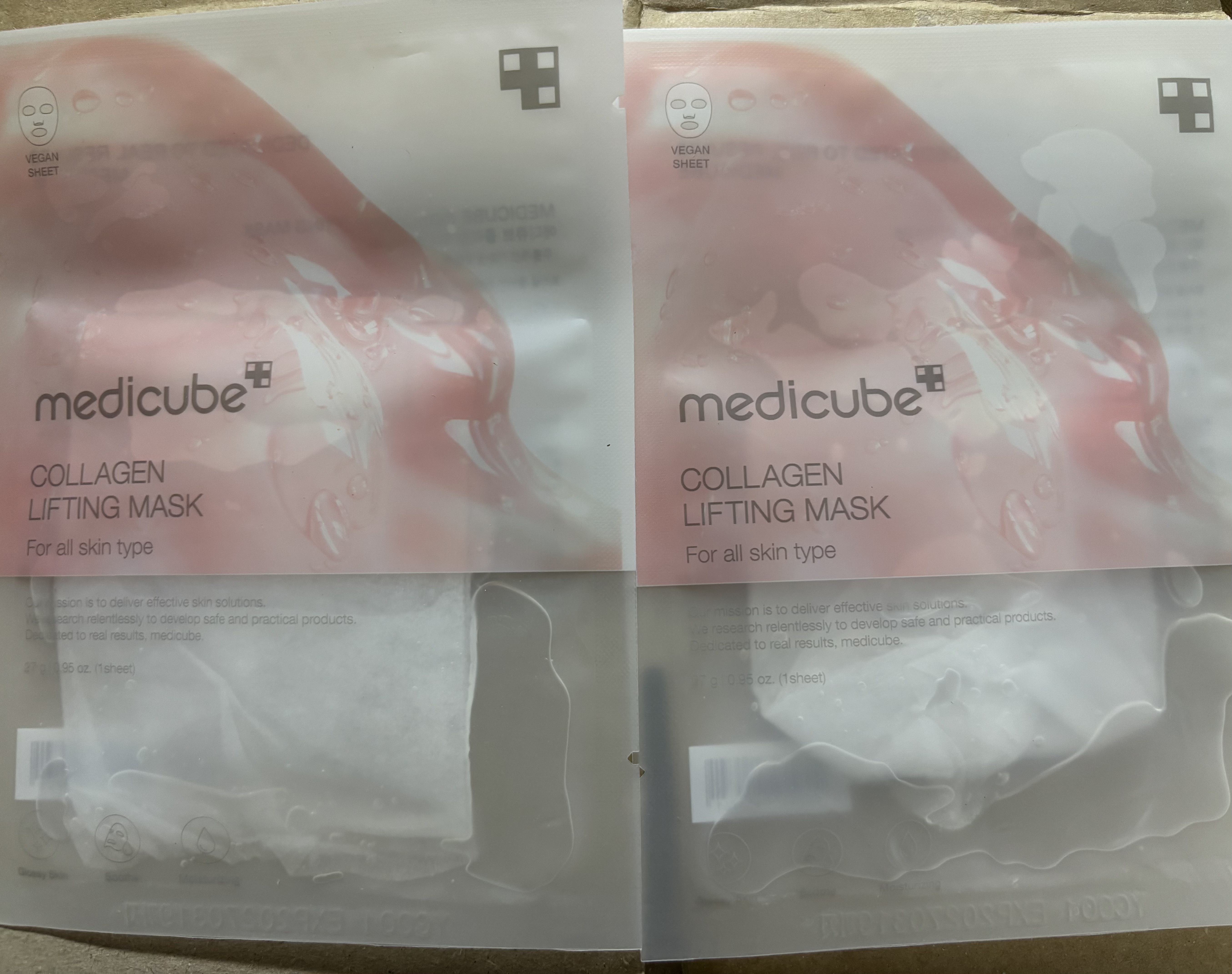 もち肌コラーゲンリフティングマスク/MEDICUBE/シートマスク・パックを使ったクチコミ（3枚目）