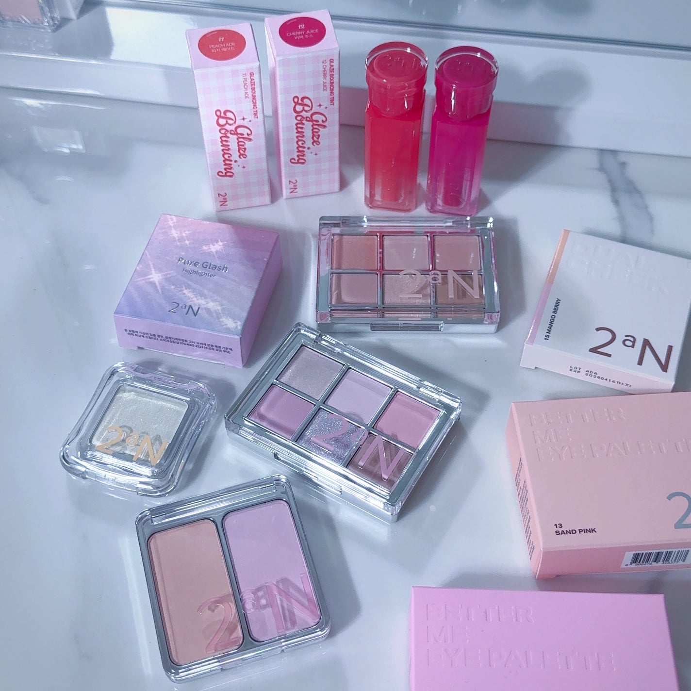 びゃっこまる on LIPS 「涼しげ青みピンク🤍꙳⟡2anのサマーコレクションあまりにもかわ..」(5枚目)