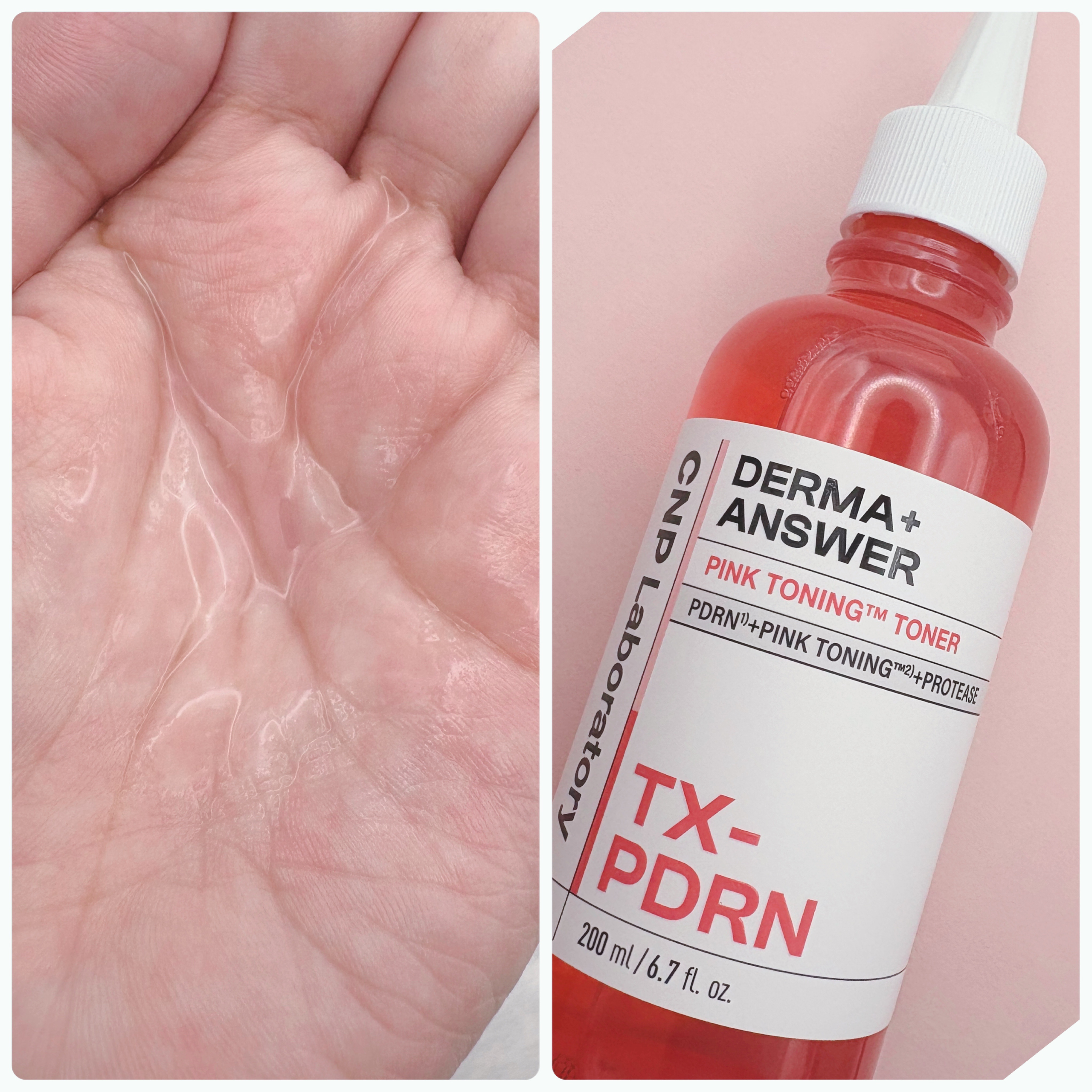 ダーマアンサーピンクトーニングトナー/CNP Laboratory/化粧水を使ったクチコミ（3枚目）