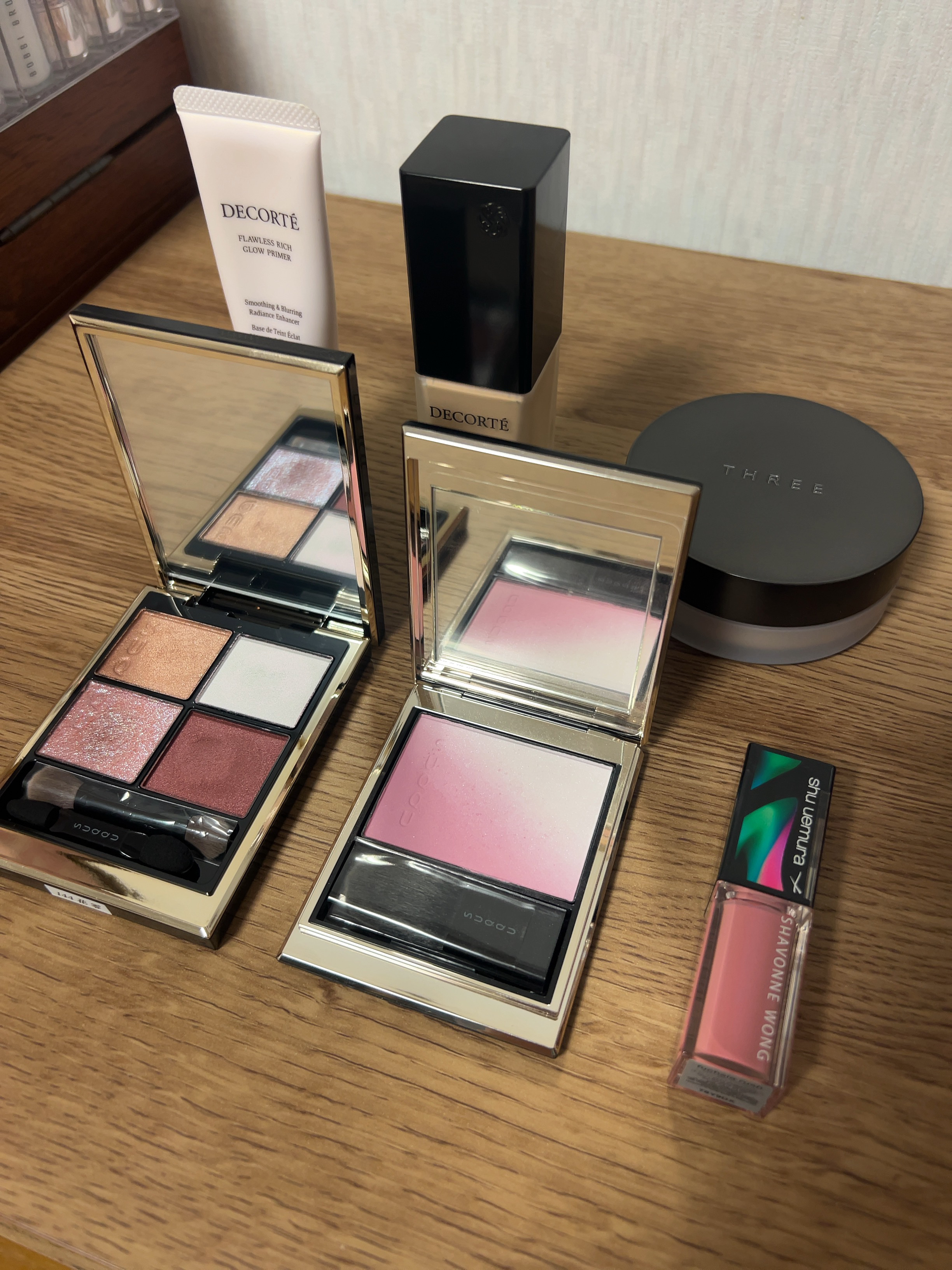 キヌケアグローアップ グリーム フューシャ ラッシュ（限定 シュウ ウエムラ × シャボンヌ ウォン）/shu uemura/口紅を使ったクチコミ（2枚目）