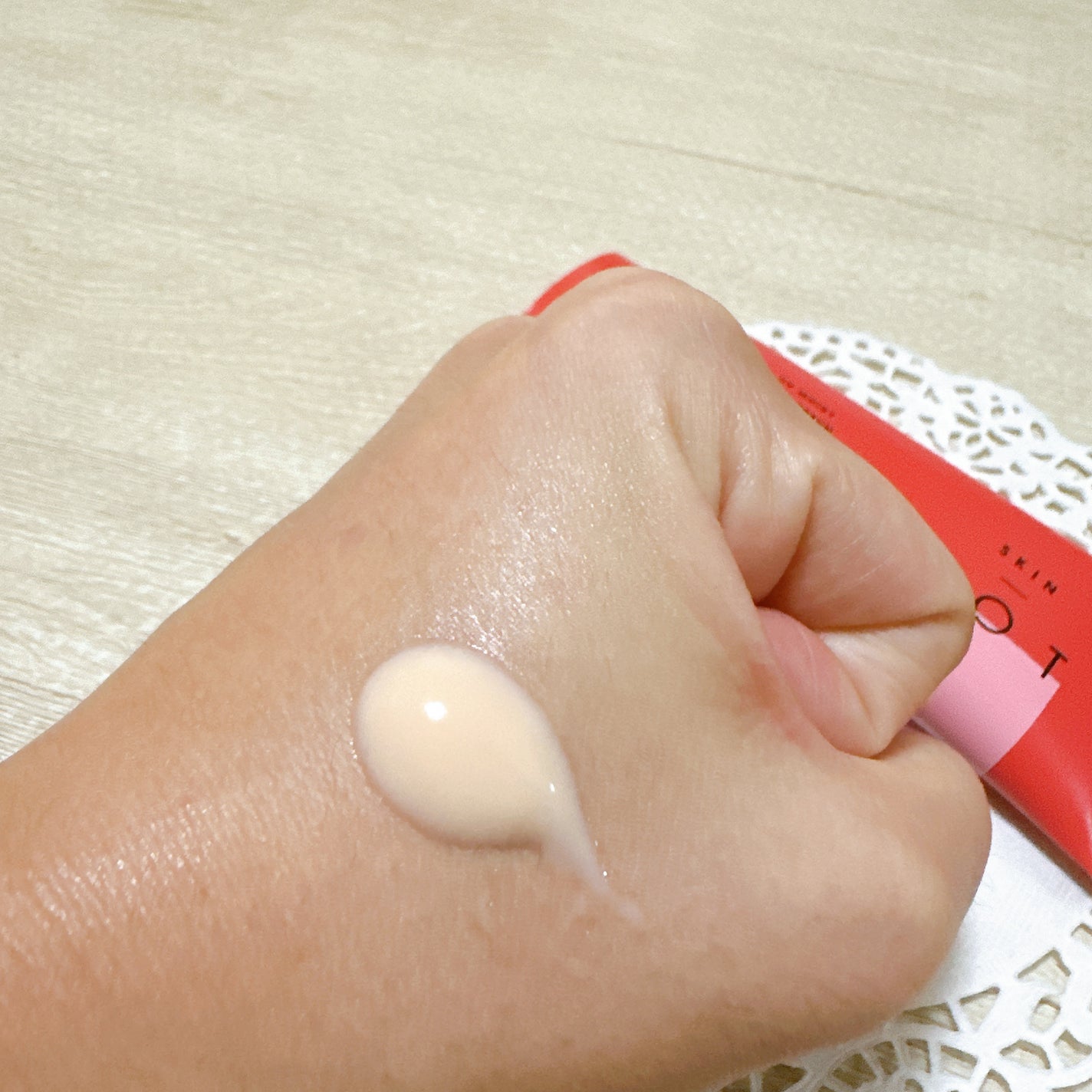 UVモイストデイセラム/SKIN POT/日焼け止めローションを使ったクチコミ(5枚目)