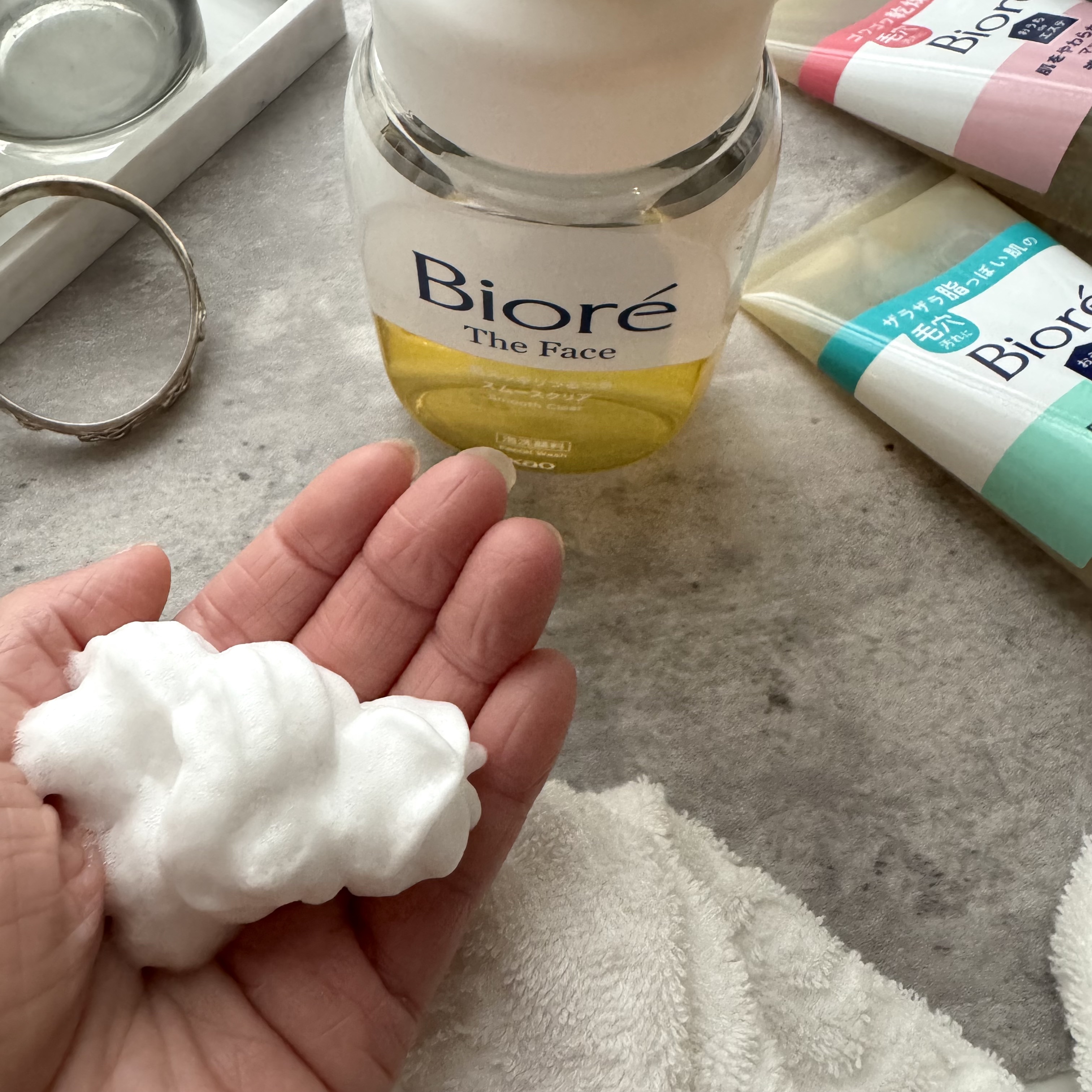  おうちdeエステ 肌をやわらかくする マッサージ洗顔ジェル /ビオレ/その他洗顔料を使ったクチコミ（2枚目）