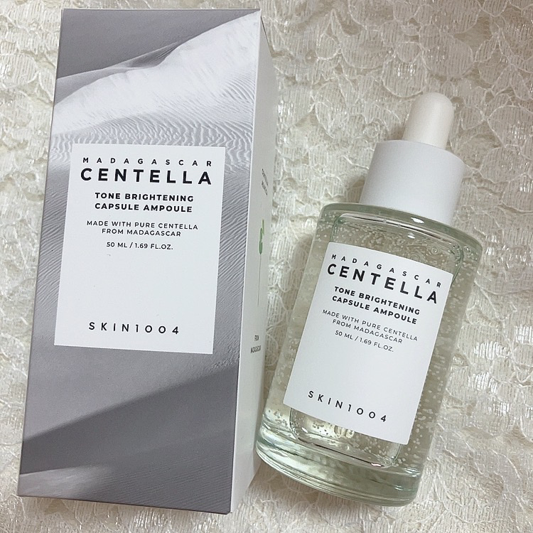 トーンブライトニング カプセルアンプル/SKIN1004/美容液を使ったクチコミ（1枚目）