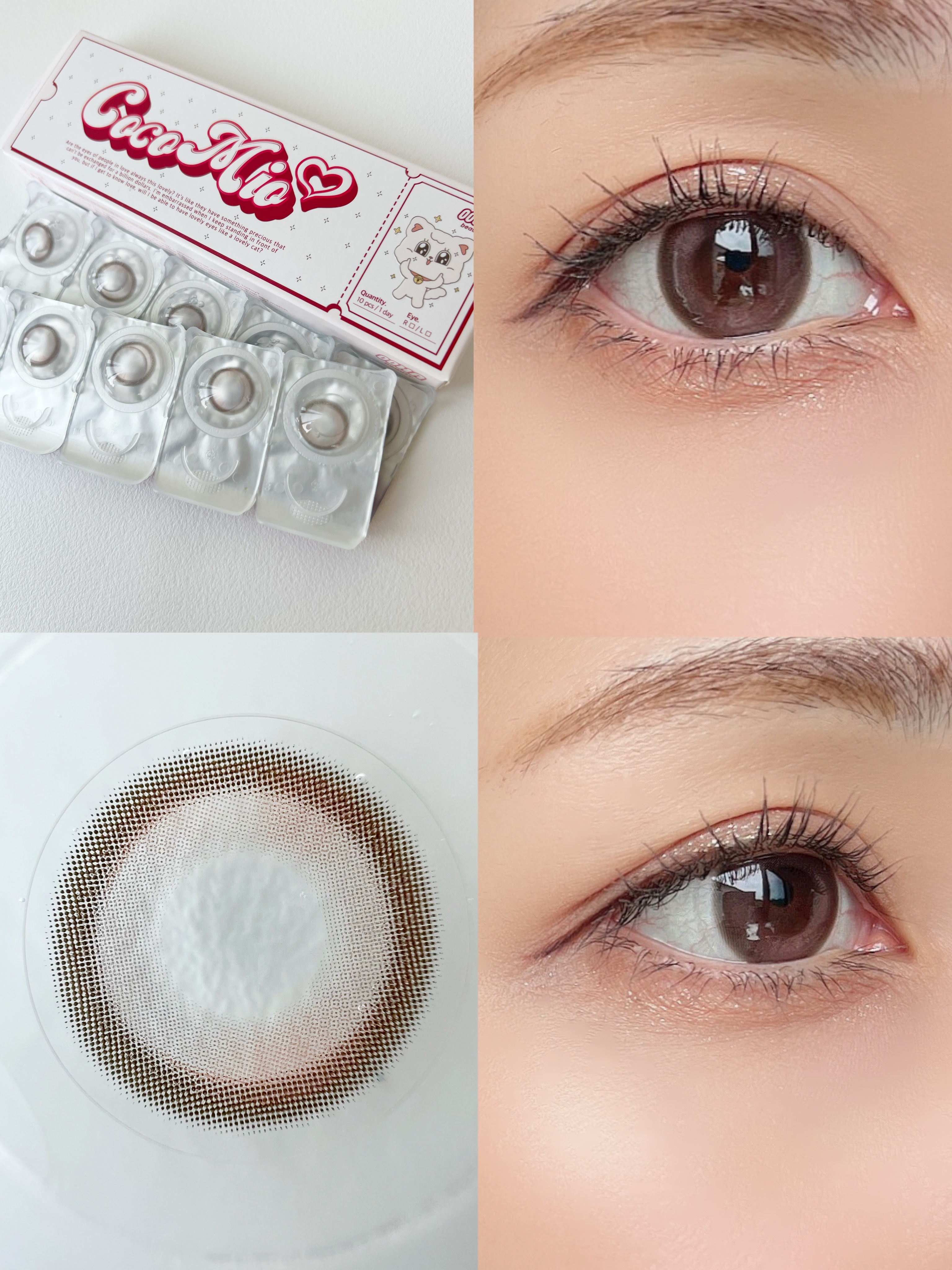 OOHA Coco Mio 1day/OOHA/ワンデー（１DAY）カラコンを使ったクチコミ（3枚目）