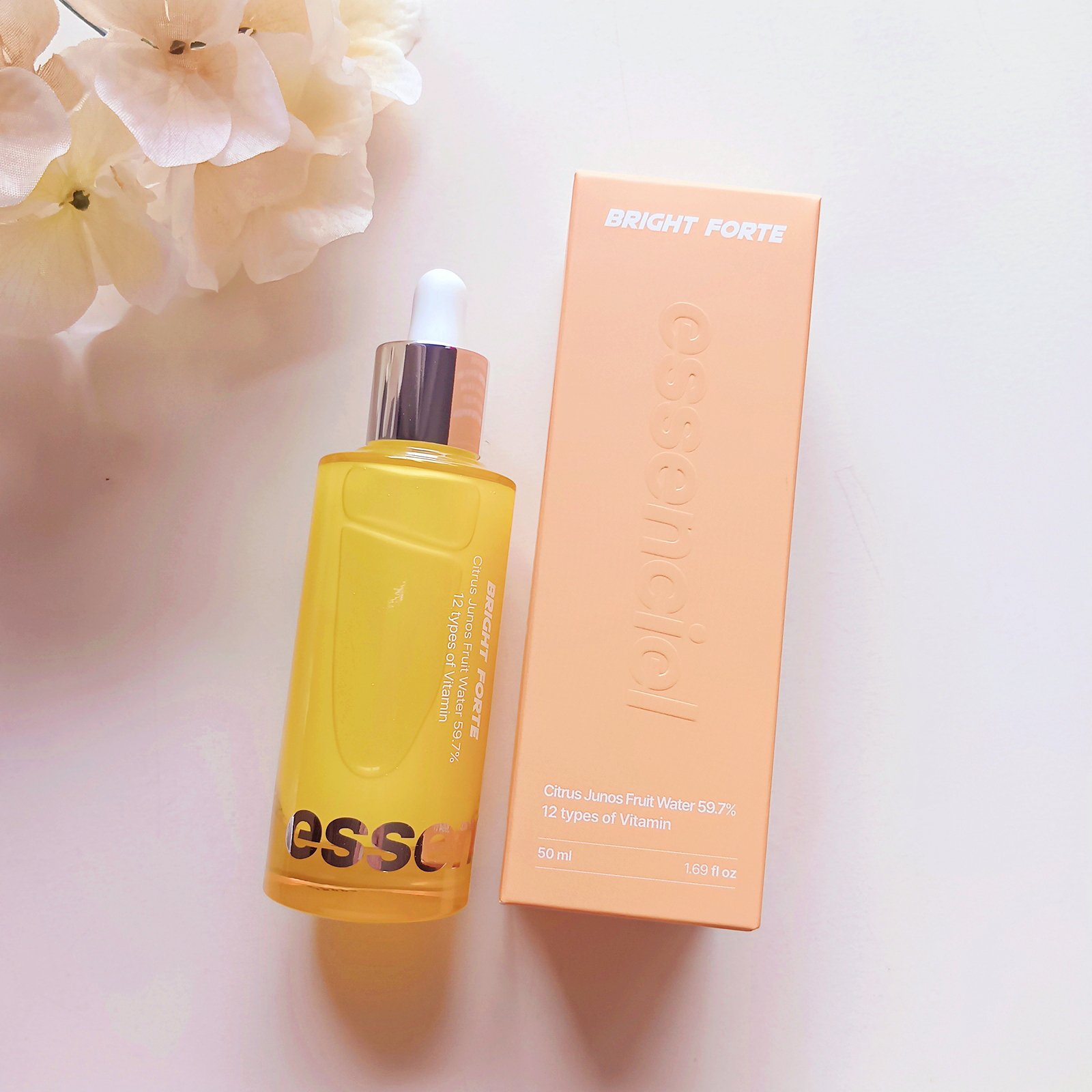 Bright Forte Ampoule/essenciel/美容液を使ったクチコミ（1枚目）