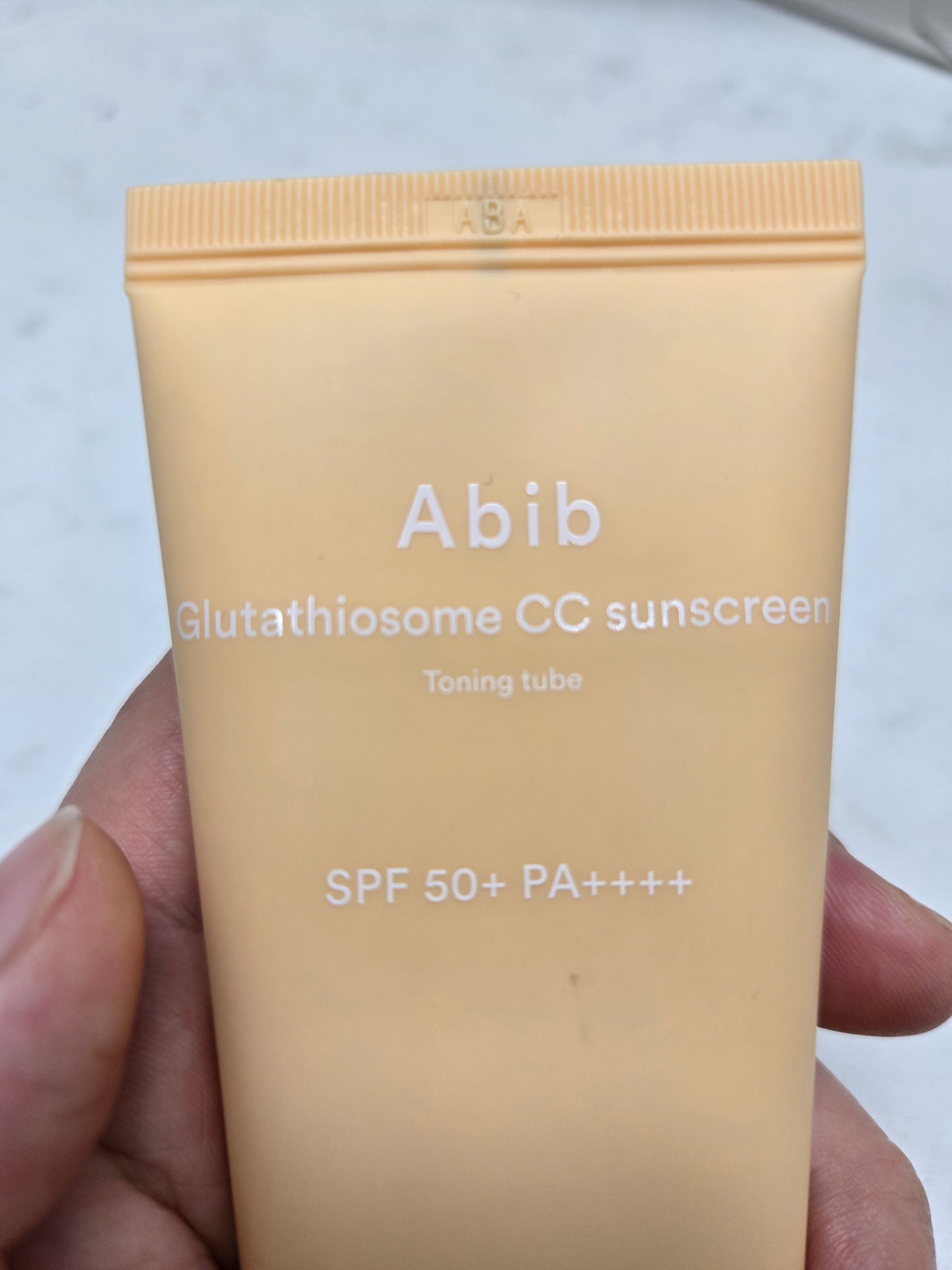 グルタチオンソームCCサンクリームトーニングチューブ/Abib /CCクリームを使ったクチコミ（2枚目）