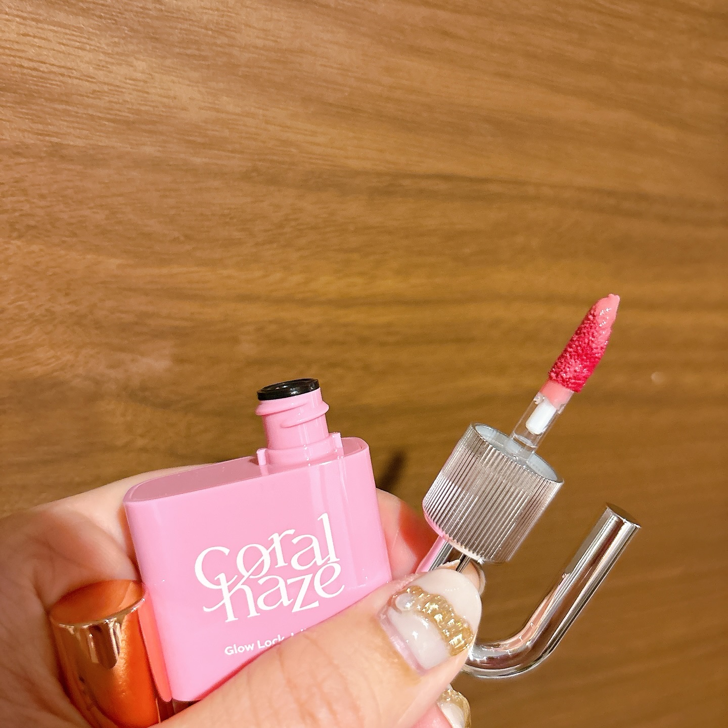 ボリューマイジングフォンデュリップ/Coralhaze/口紅を使ったクチコミ（3枚目）