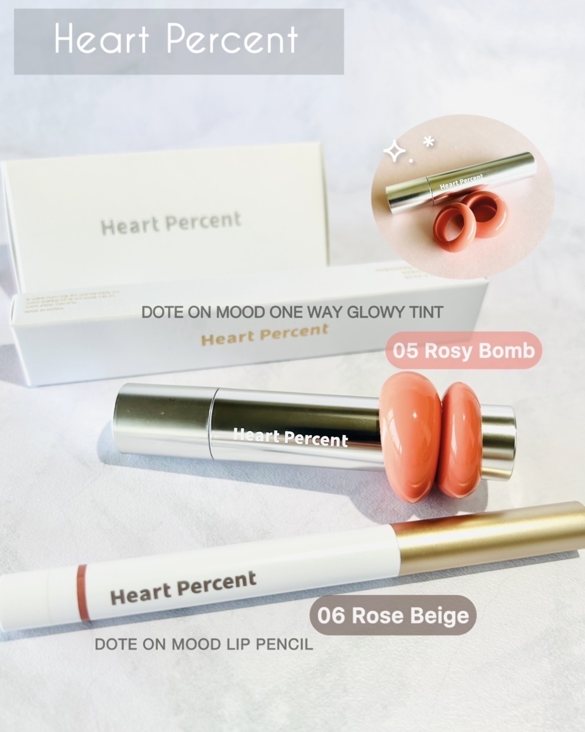 ドットオンムードリップペンシル/Heart Percent/リップライナーを使ったクチコミ（1枚目）