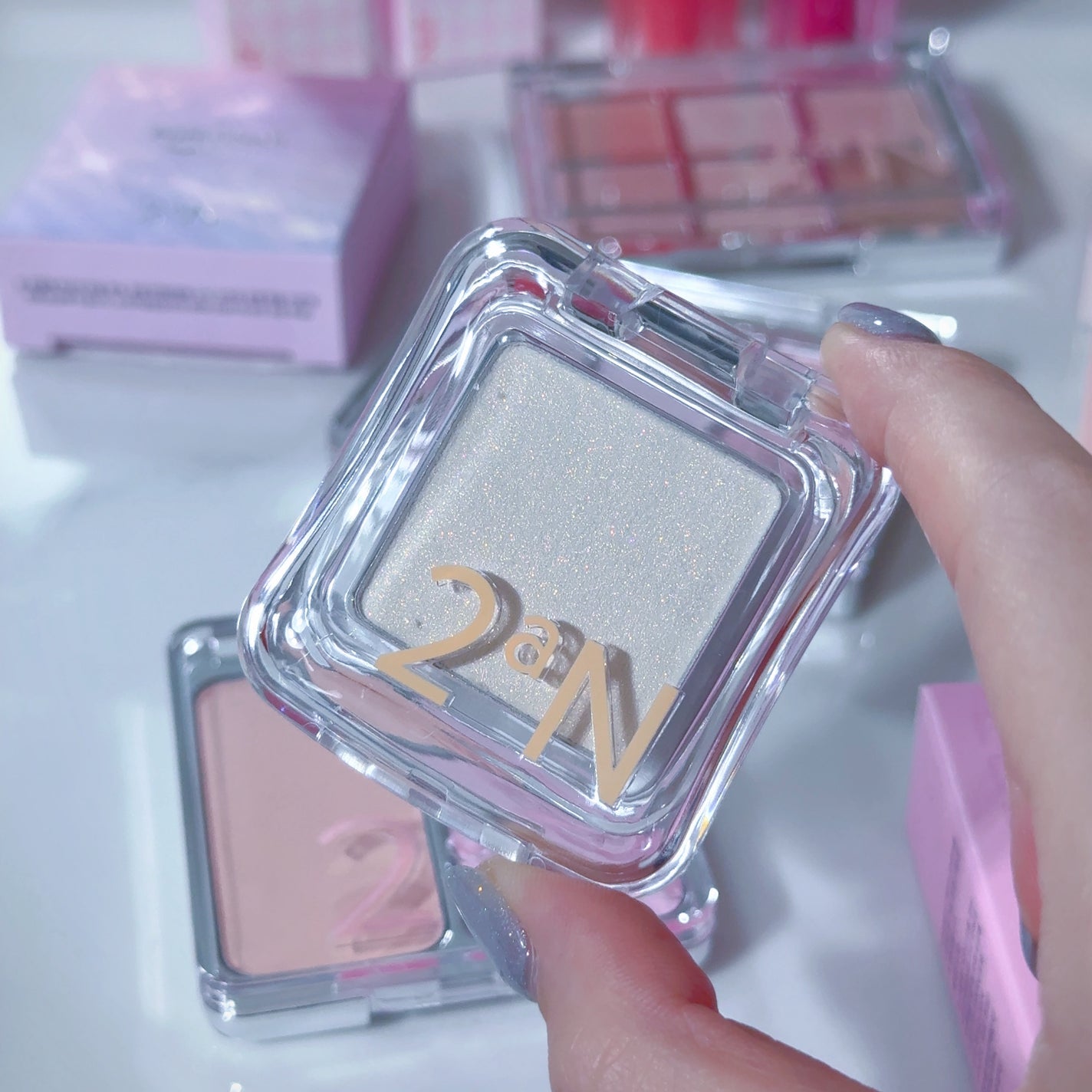 びゃっこまる on LIPS 「涼しげ青みピンク🤍꙳⟡2anのサマーコレクションあまりにもかわ..」(3枚目)