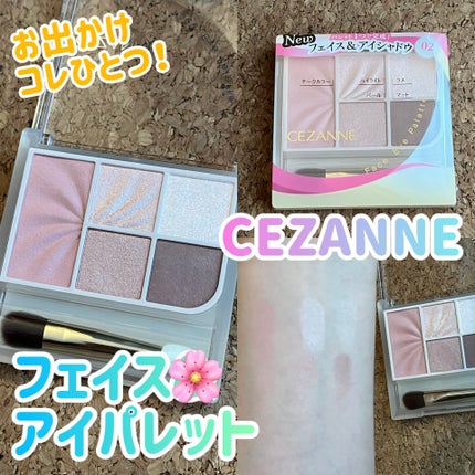 フェイスアイパレット/CEZANNE/アイシャドウを使ったクチコミ(1枚目)