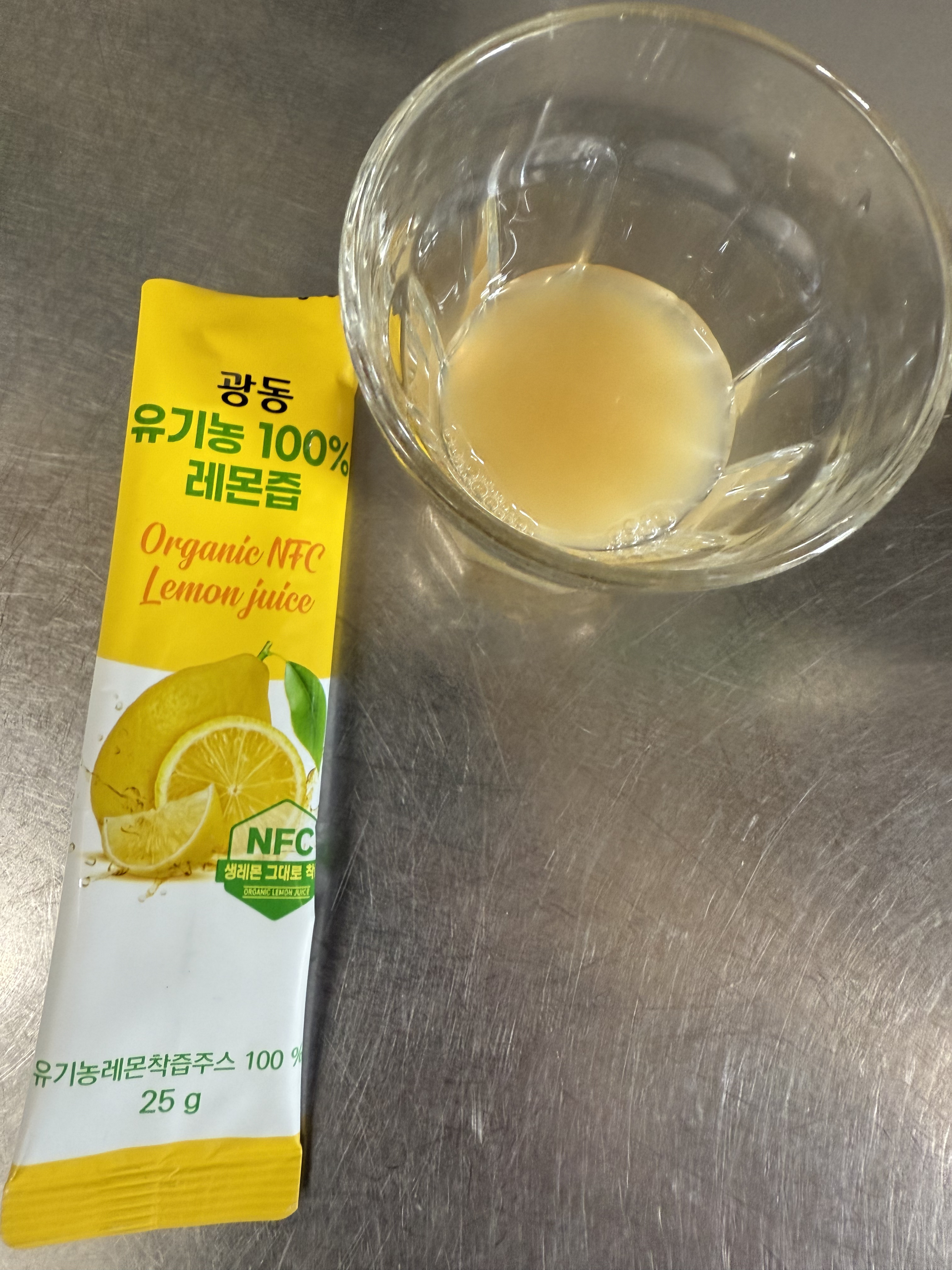 クァンドン オーガニック100％レモン汁/Kwangdong/その他ドリンクを使ったクチコミ（3枚目）
