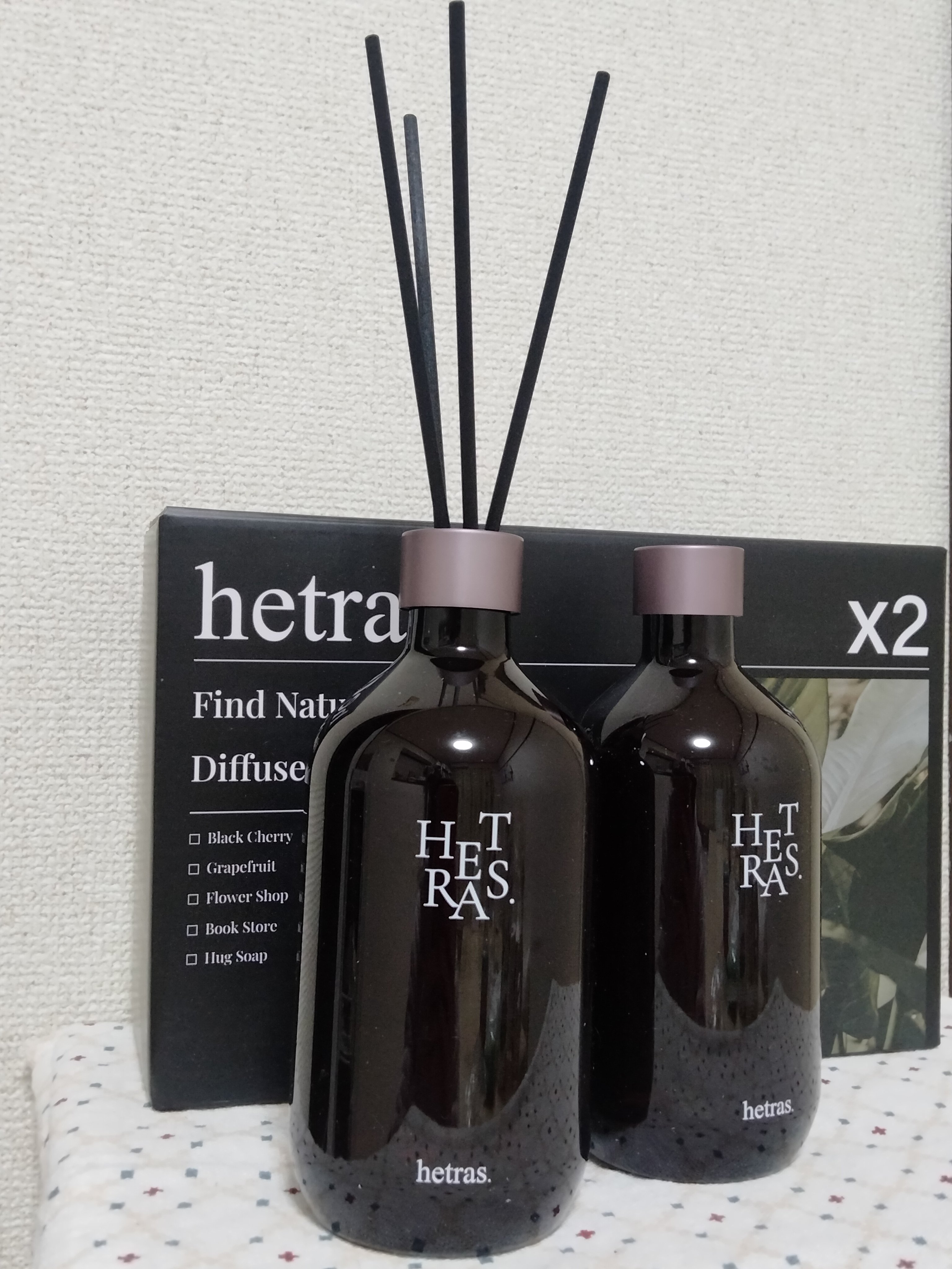 プレミアムディフューザー/hetras/ルームフレグランスを使ったクチコミ（3枚目）