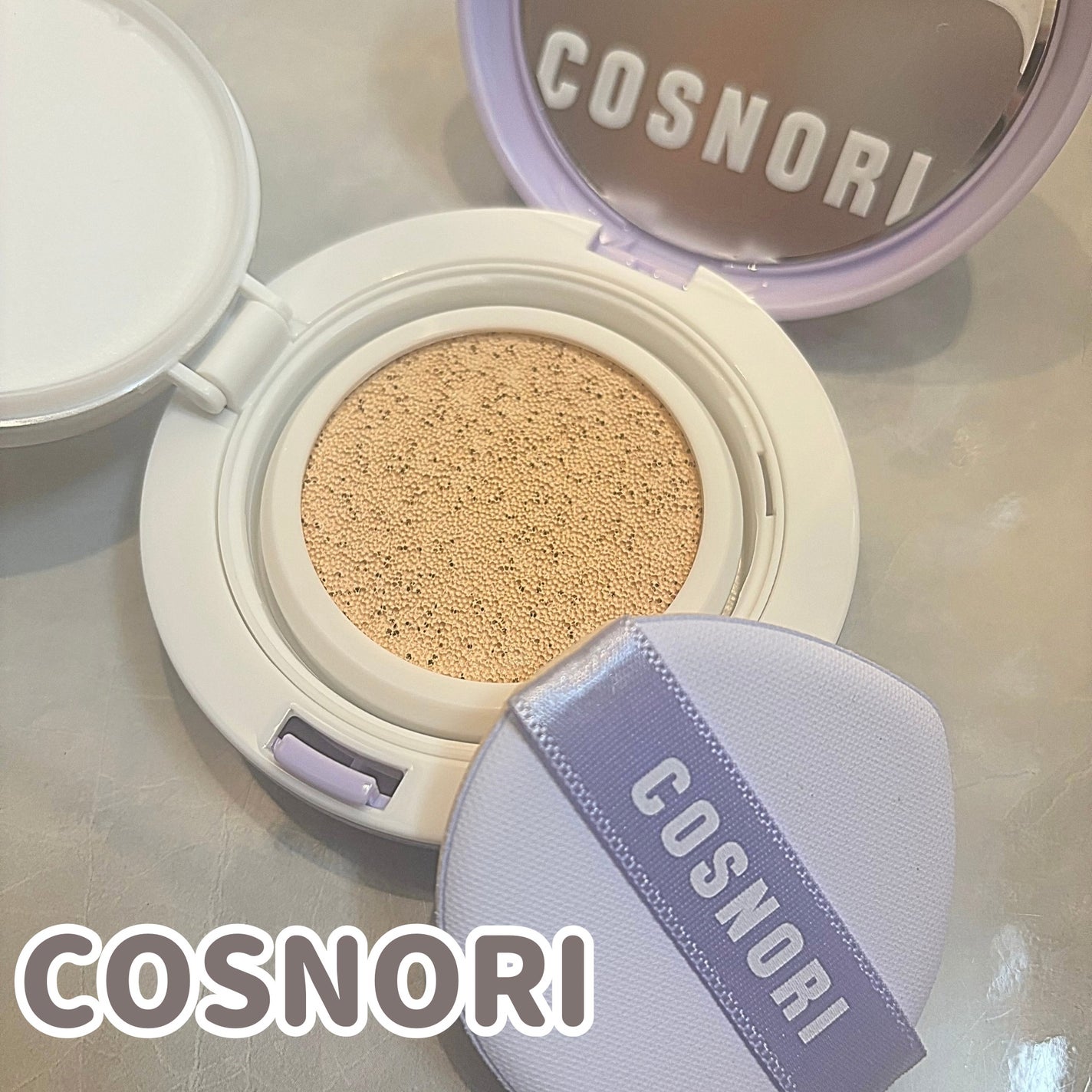 パンテノールバリアクッション/COSNORI/クッションファンデーションを使ったクチコミ(1枚目)