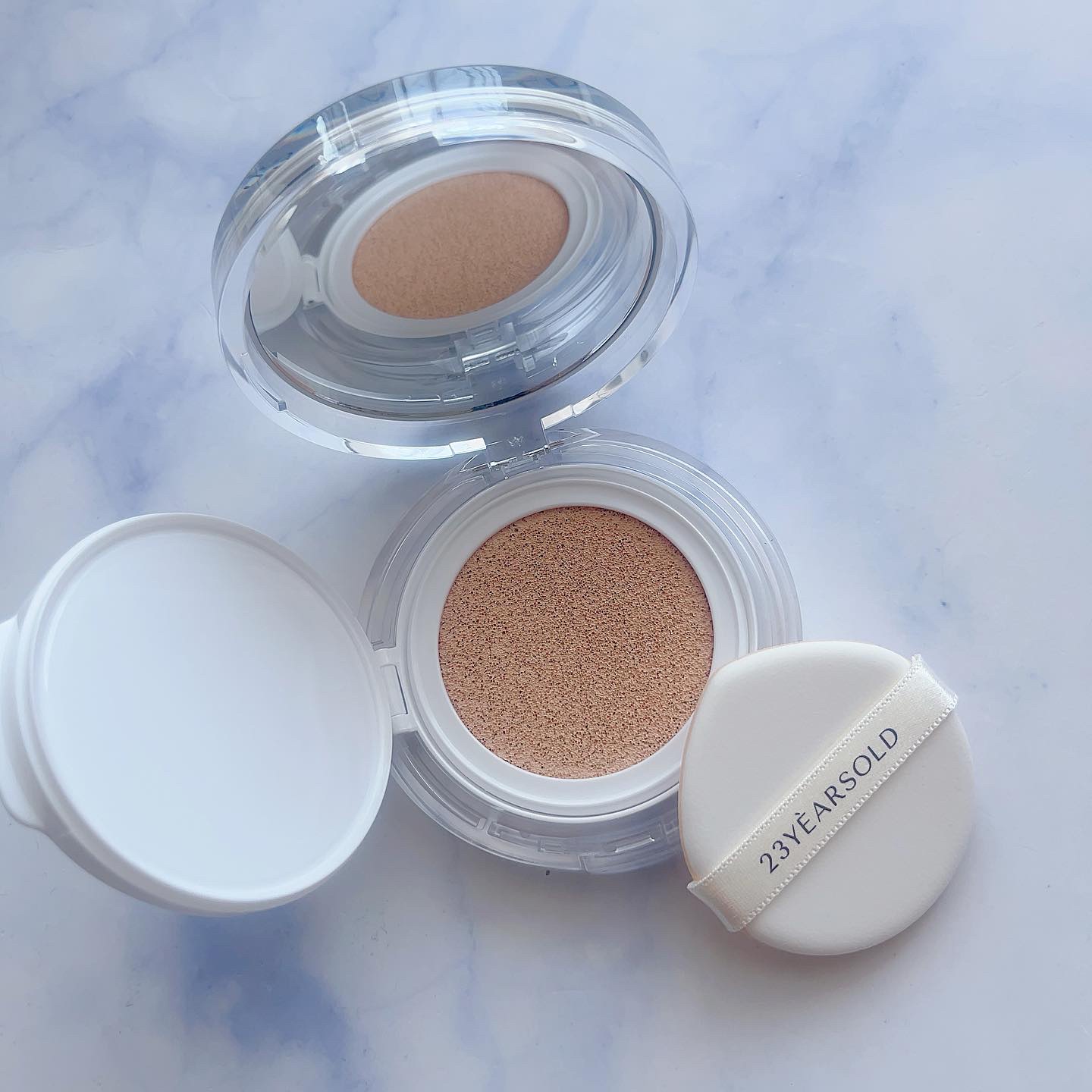 ハートリーフシーンカバークッション/23years old/クッションファンデーションを使ったクチコミ（3枚目）