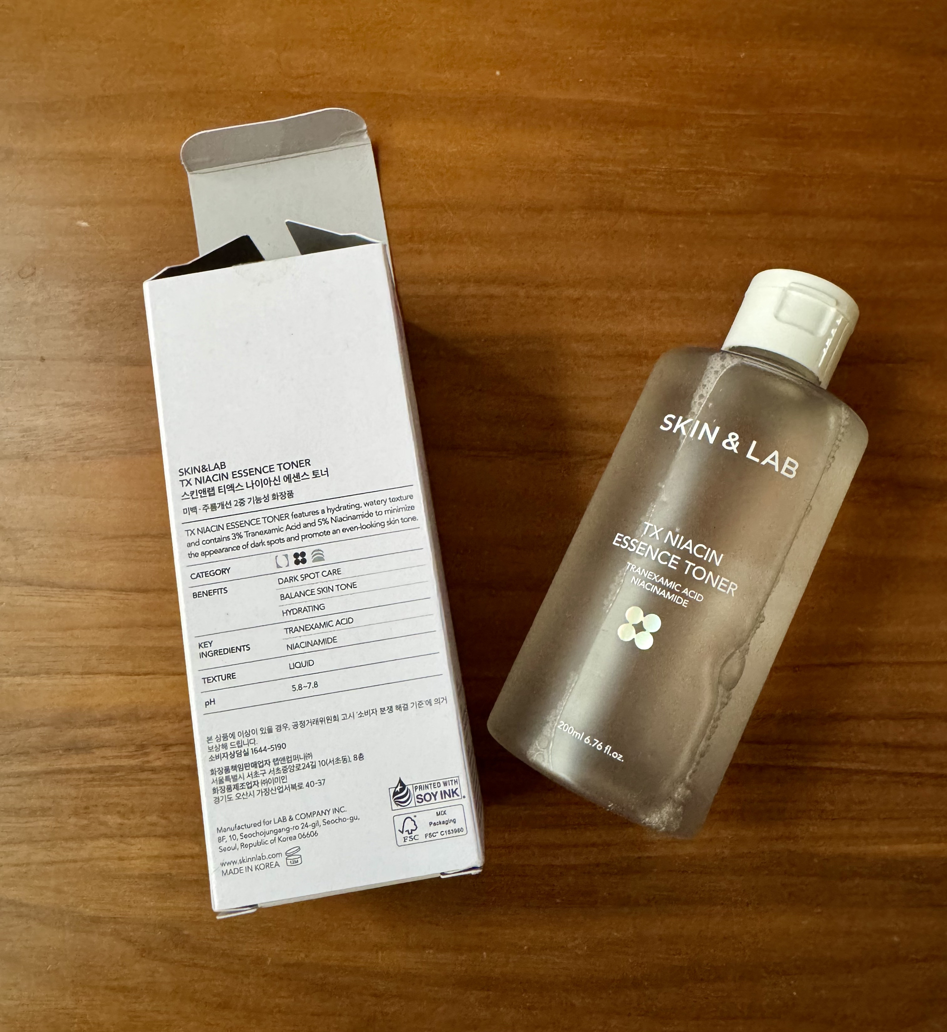 TXナイアシンエッセンストナー/SKIN&LAB/化粧水を使ったクチコミ（2枚目）