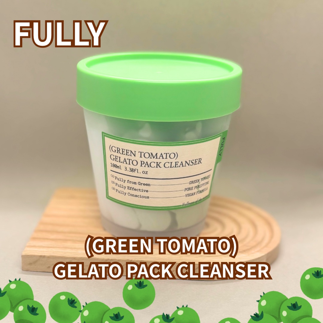グリーントマトジェラートパッククレンザー/FULLY/洗顔フォームを使ったクチコミ（1枚目）