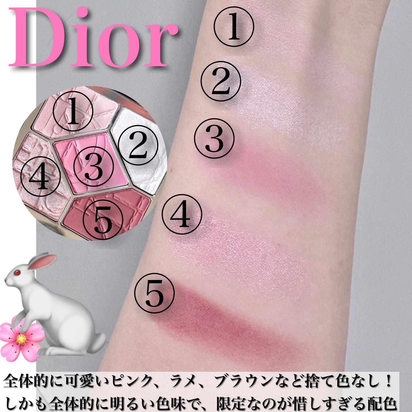 【旧】ディオールショウ サンク クルール(サマー コレクション 2025 限定品)/Dior/アイシャドウを使ったクチコミ(3枚目)