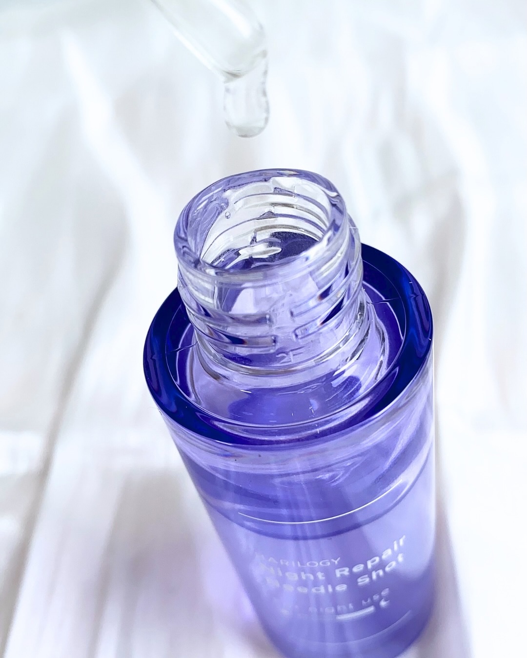 ナイトリペアニードルショット/HARILOGY/美容液を使ったクチコミ（3枚目）