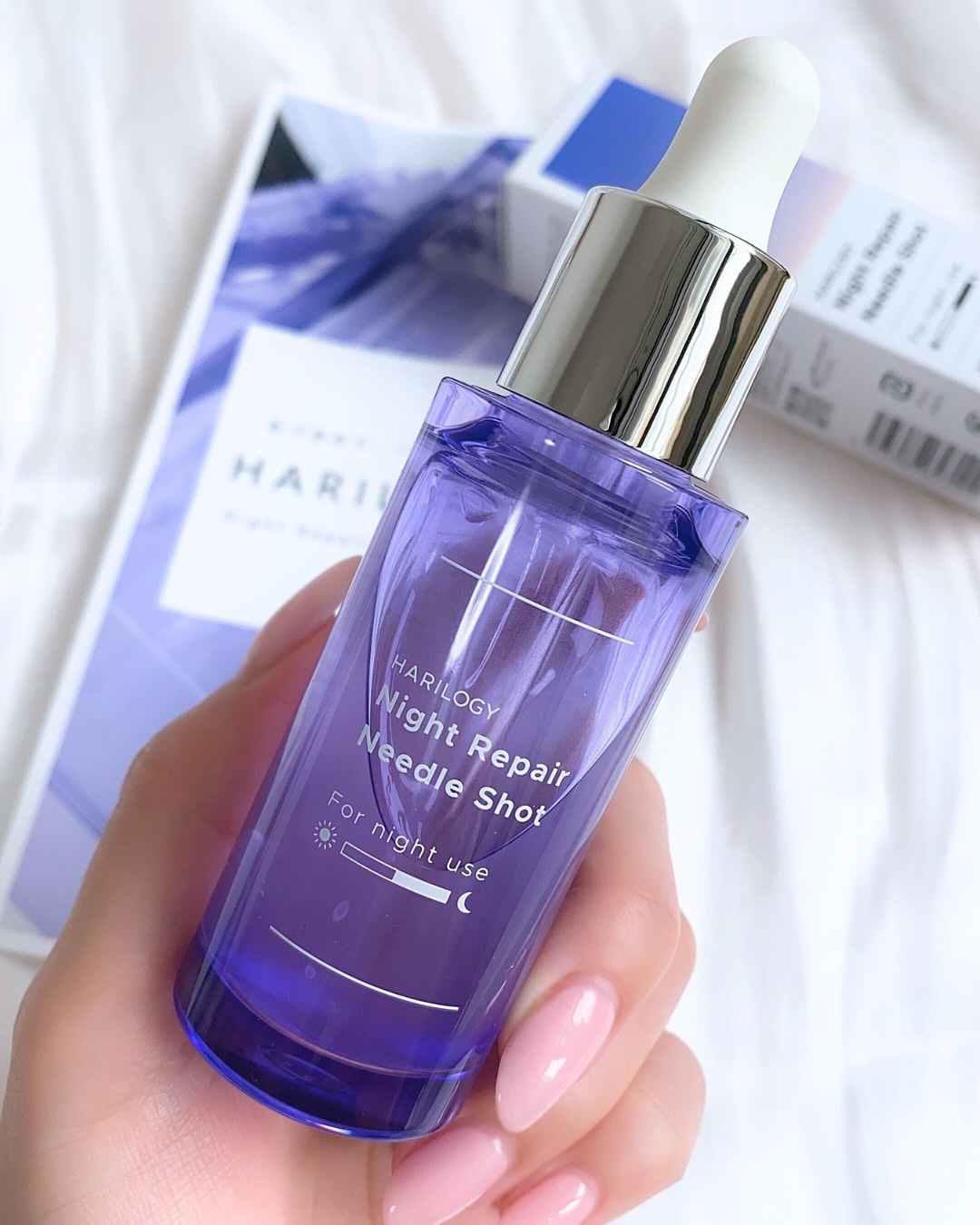 ナイトリペアニードルショット/HARILOGY/美容液を使ったクチコミ（2枚目）