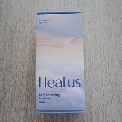 Skin breathing foundation Glow/Healus/リキッドファンデーションを使ったクチコミ(4枚目)