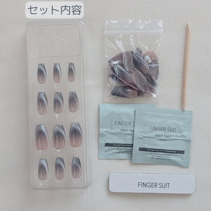 ネイルチップ(シールタイプ)/FINGER SUIT/ネイルチップ・パーツを使ったクチコミ(3枚目)