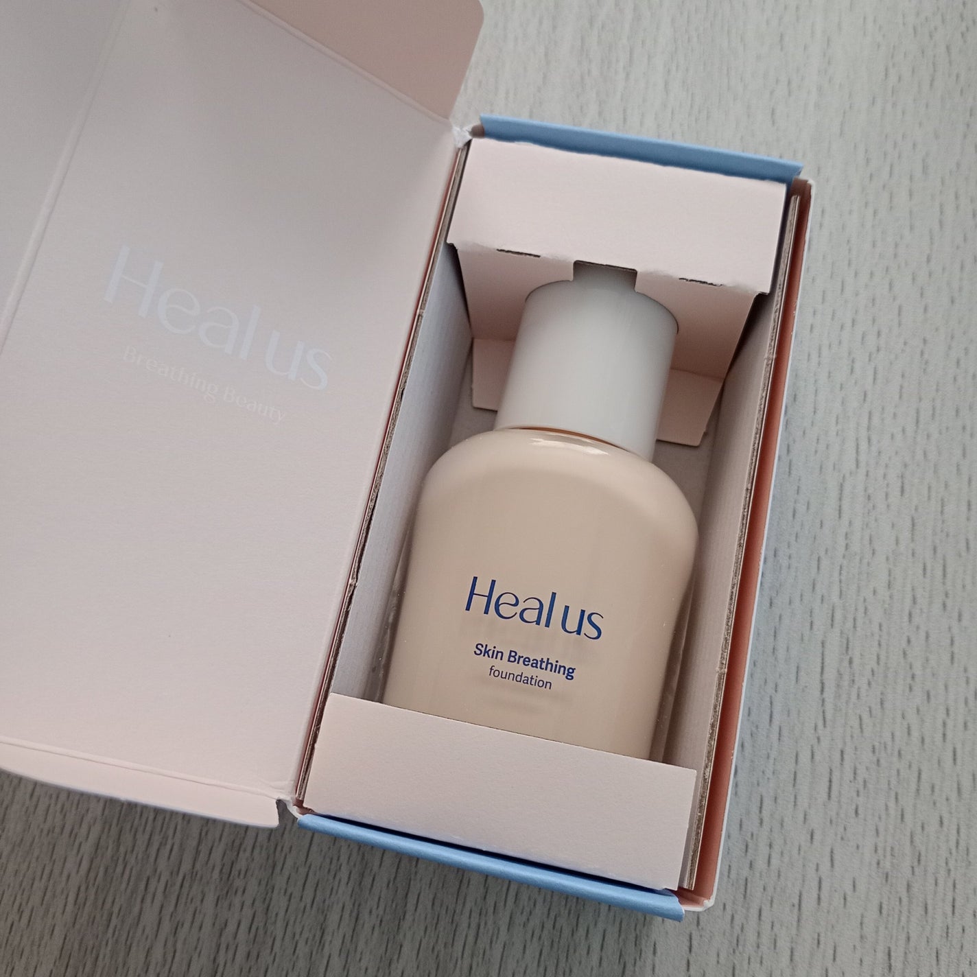 Skin breathing foundation Glow/Healus/リキッドファンデーションを使ったクチコミ(2枚目)