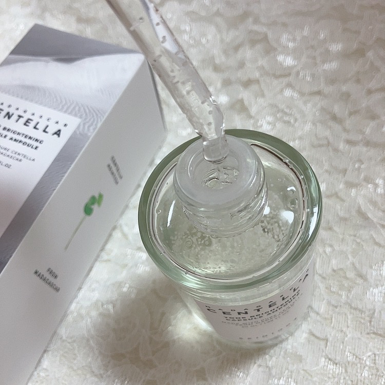 トーンブライトニング カプセルアンプル/SKIN1004/美容液を使ったクチコミ（3枚目）