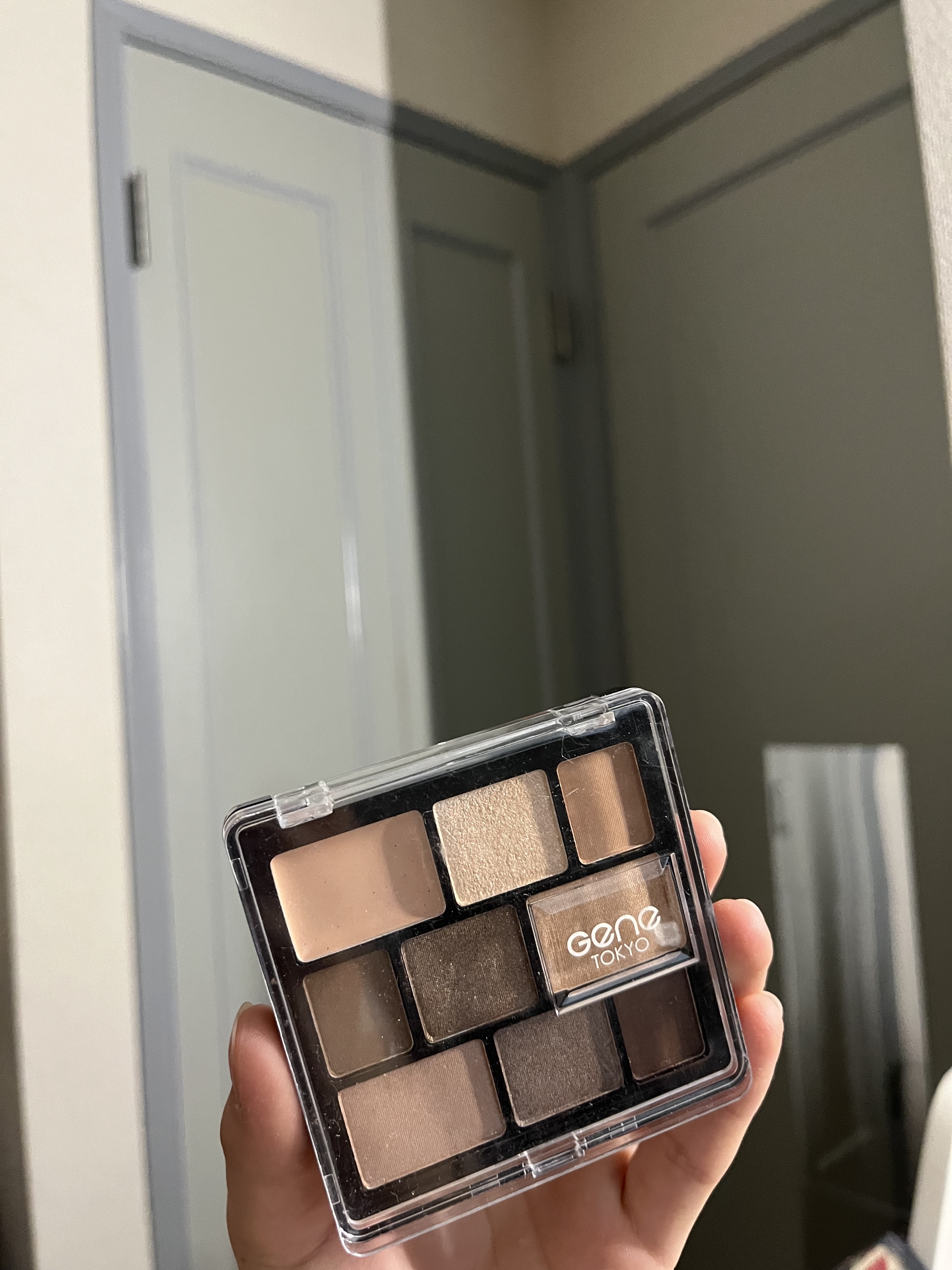 GENE TOKYO ムードアイシャドウパレット 01/DAISO/アイシャドウパレットを使ったクチコミ（1枚目）