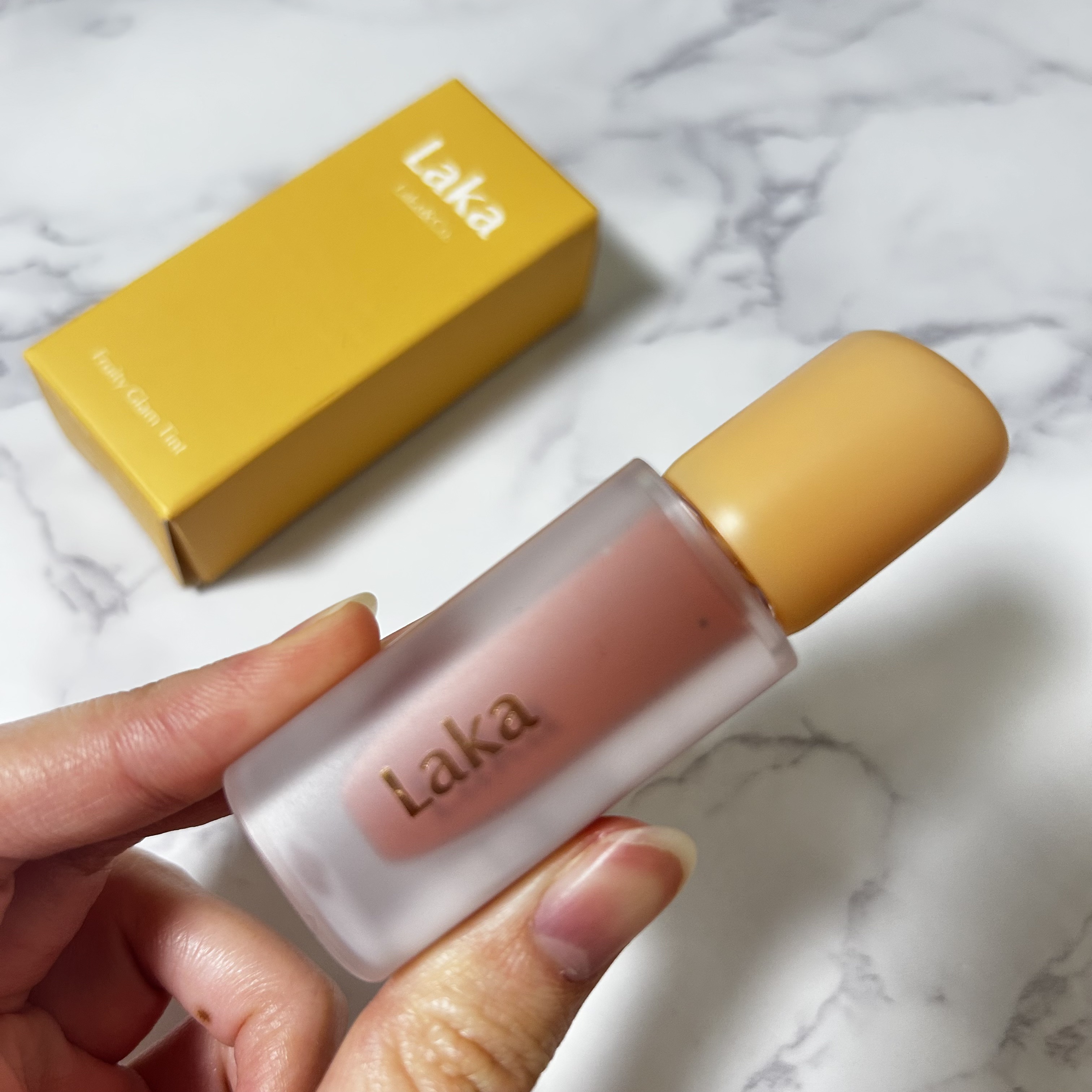 フルーティーグラムティント/Laka/リップティントを使ったクチコミ（2枚目）