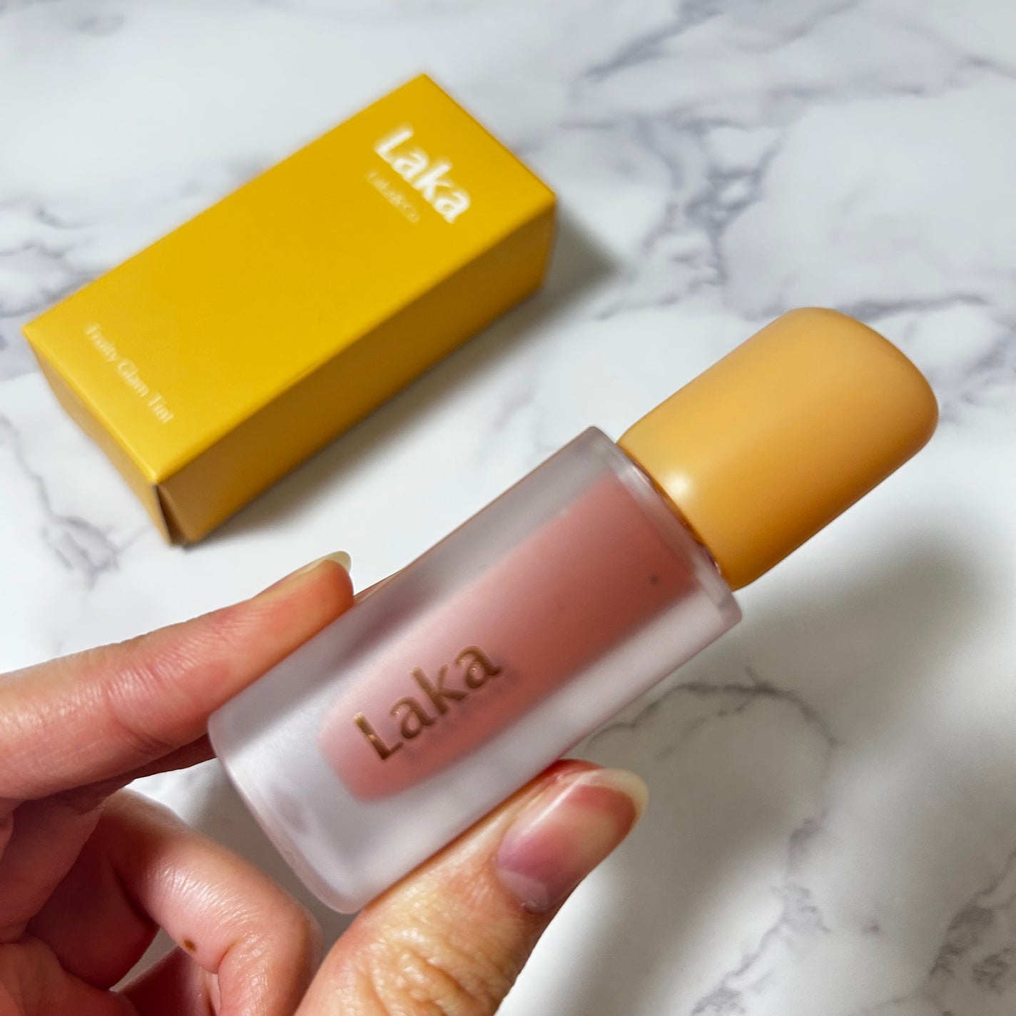 フルーティーグラムティント/Laka/リップティントを使ったクチコミ(2枚目)