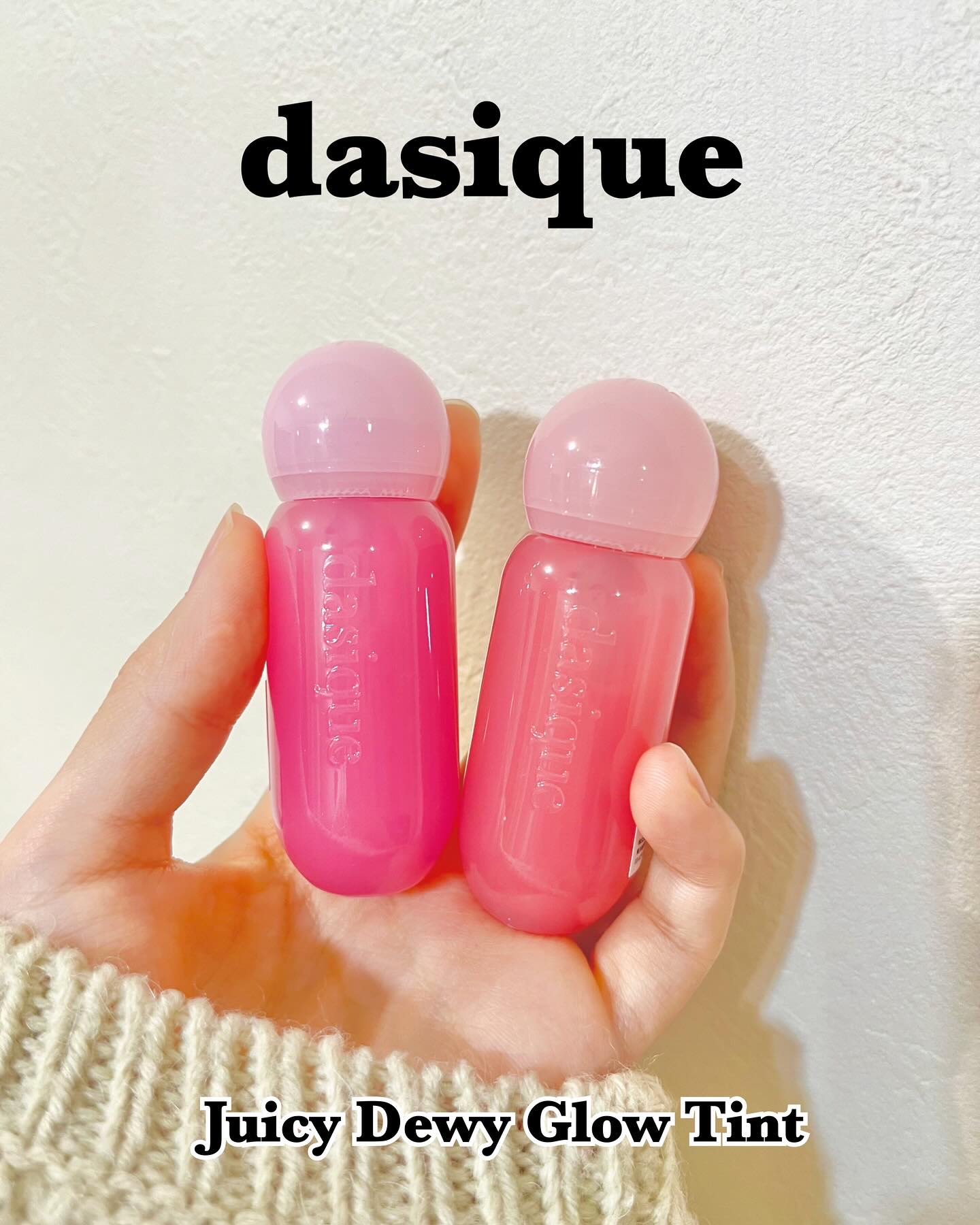 ジューシーデューイグロウティント/dasique/リップティントを使ったクチコミ（1枚目）