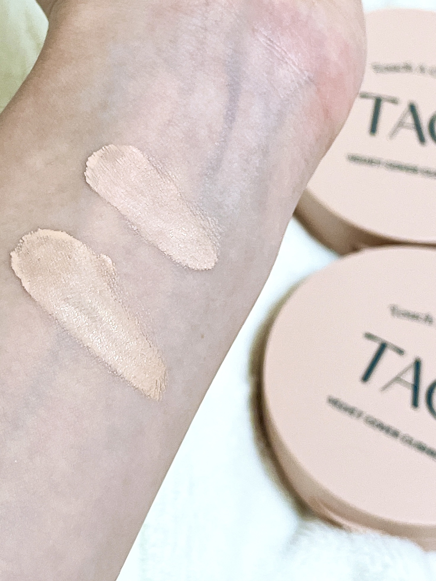 ベルベットカバークッション/TAG/クッションファンデーションを使ったクチコミ（1枚目）