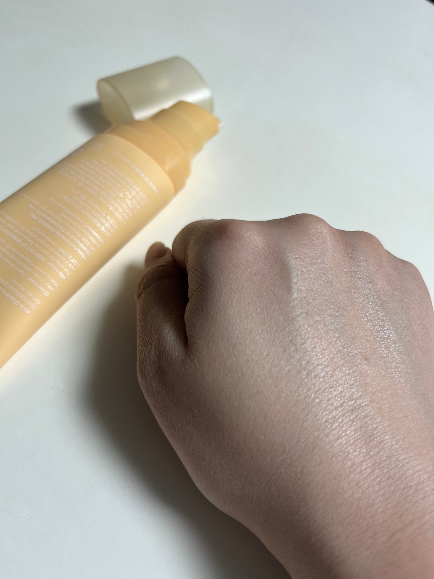 グルタチオンソームCCサンクリームトーニングチューブ/Abib /CCクリームを使ったクチコミ(4枚目)