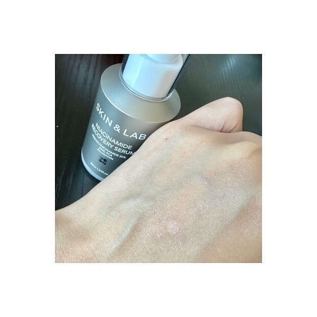 ヴィーガンナイアシンアミドリカバリーセラム/SKIN&LAB/美容液を使ったクチコミ（3枚目）