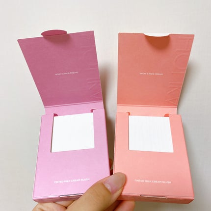 ティンテッドミルククリームブラッシュ /HOLIKA HOLIKA/ジェル・クリームチークを使ったクチコミ(4枚目)