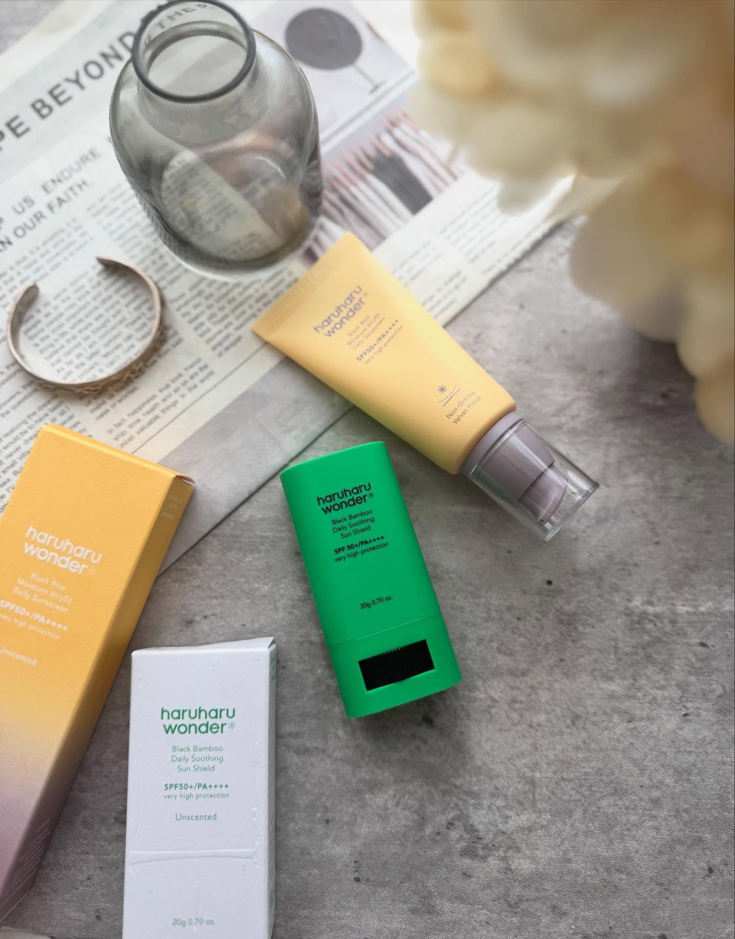 ブラックライスモイスチャーエアリーフィットデイリーサンスクリーン/haruharu wonder/日焼け止めクリームを使ったクチコミ（1枚目）