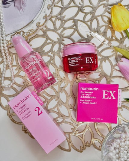 2番 ローズPDRNコラーゲンぷるぷるセラム/numbuzin/美容液を使ったクチコミ(8枚目)