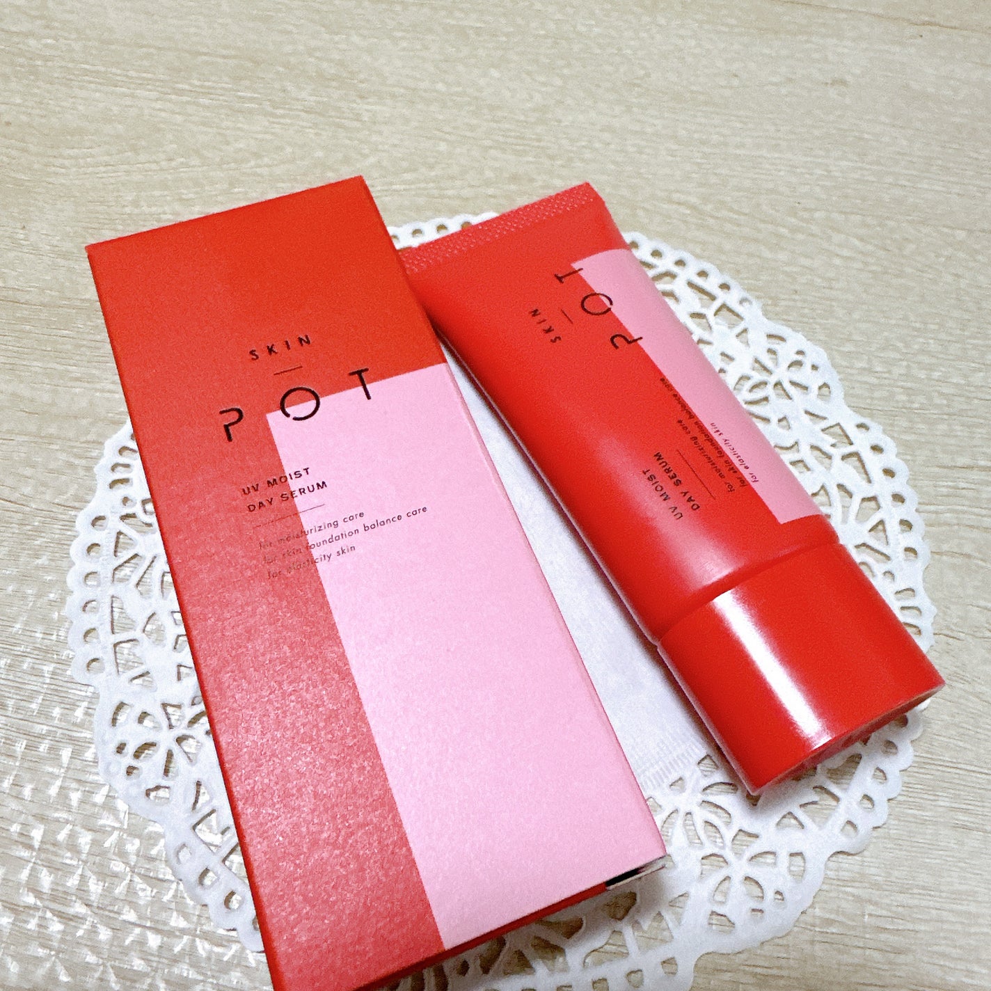 UVモイストデイセラム/SKIN POT/日焼け止めローションを使ったクチコミ(2枚目)