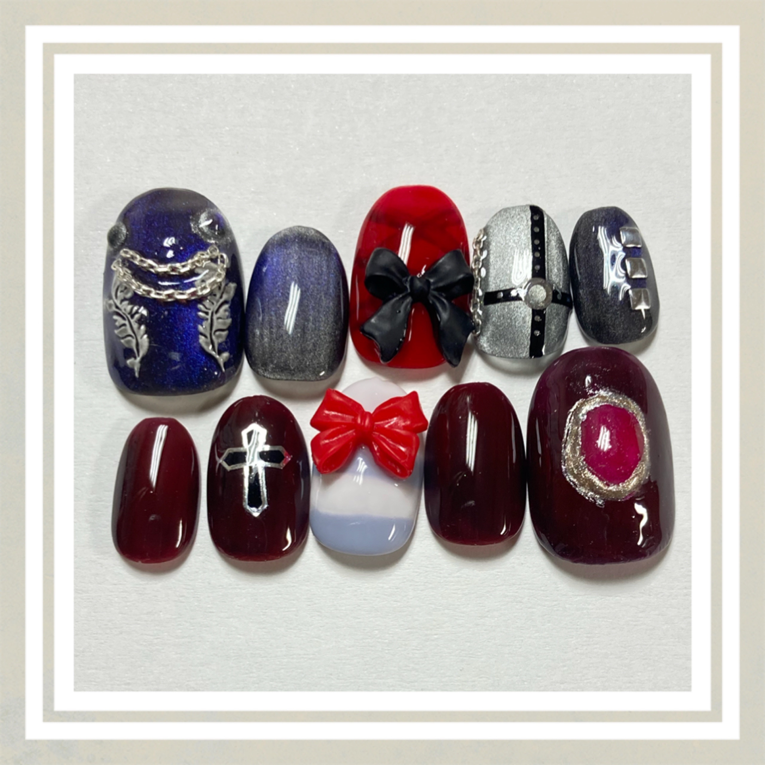 BRG ジェルネイル/DAISO/ジェルネイルを使ったクチコミ（1枚目）