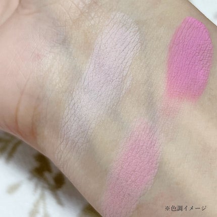 TIMAGE 3色チークパレット/TIMAGE/パウダーチークを使ったクチコミ(4枚目)
