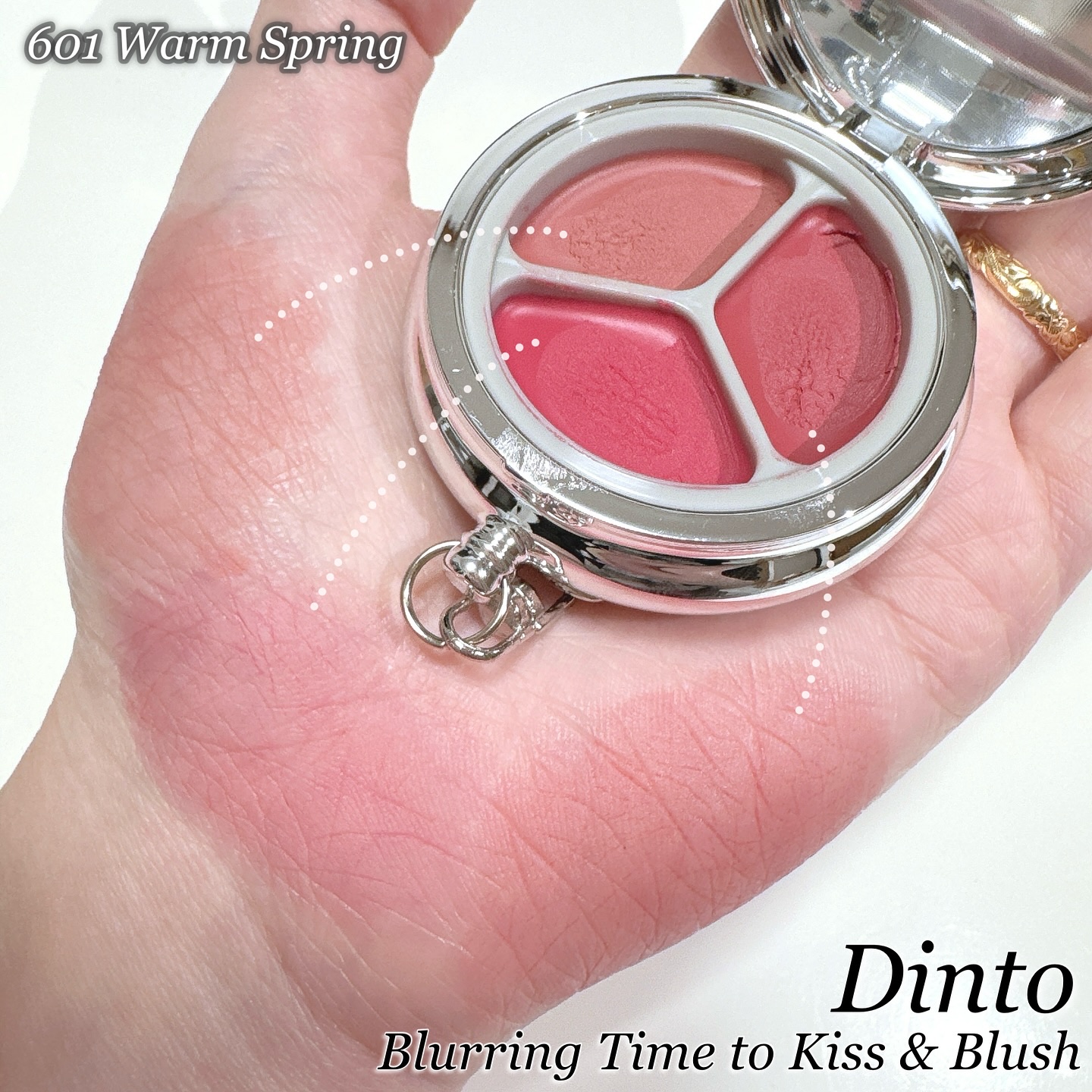 グローイングタイムトゥーキスアンドブラッシュ/Dinto/口紅を使ったクチコミ（3枚目）