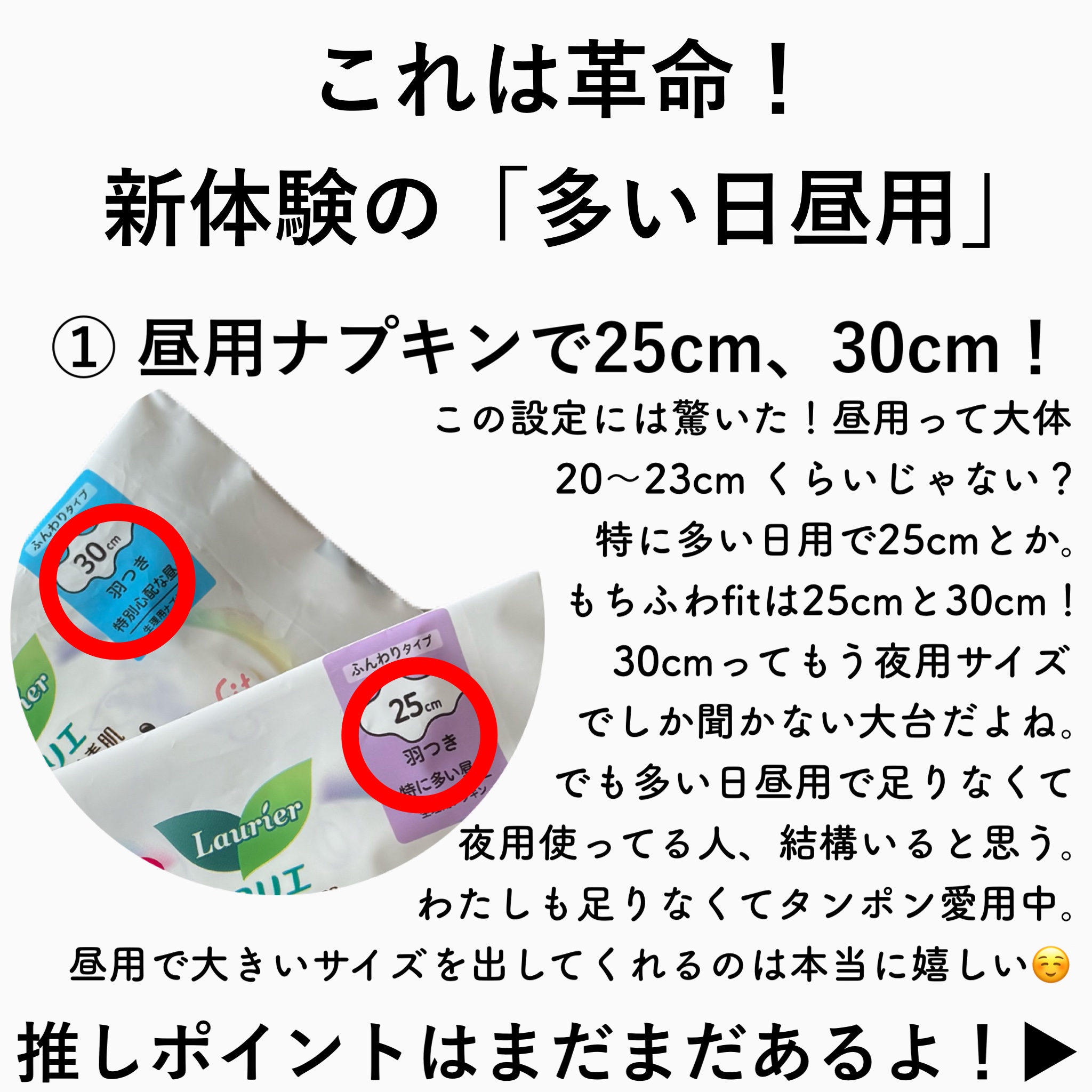 ロリエ もちふわ fit 25cm 羽つき 14コ入 (医薬部外品 )/ロリエ/ナプキンを使ったクチコミ（2枚目）