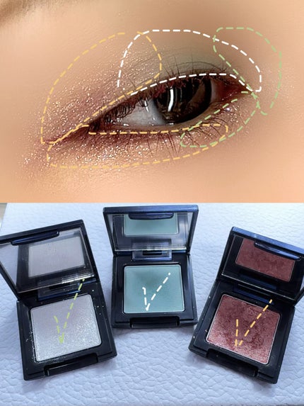 ラズル アイカラー/エレガンス ラズル /単色アイシャドウを使ったクチコミ(5枚目)