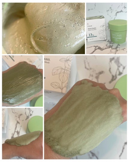 ホーリーバジル炭酸バブルパック/P.CALM/洗い流すパック・マスクを使ったクチコミ(2枚目)